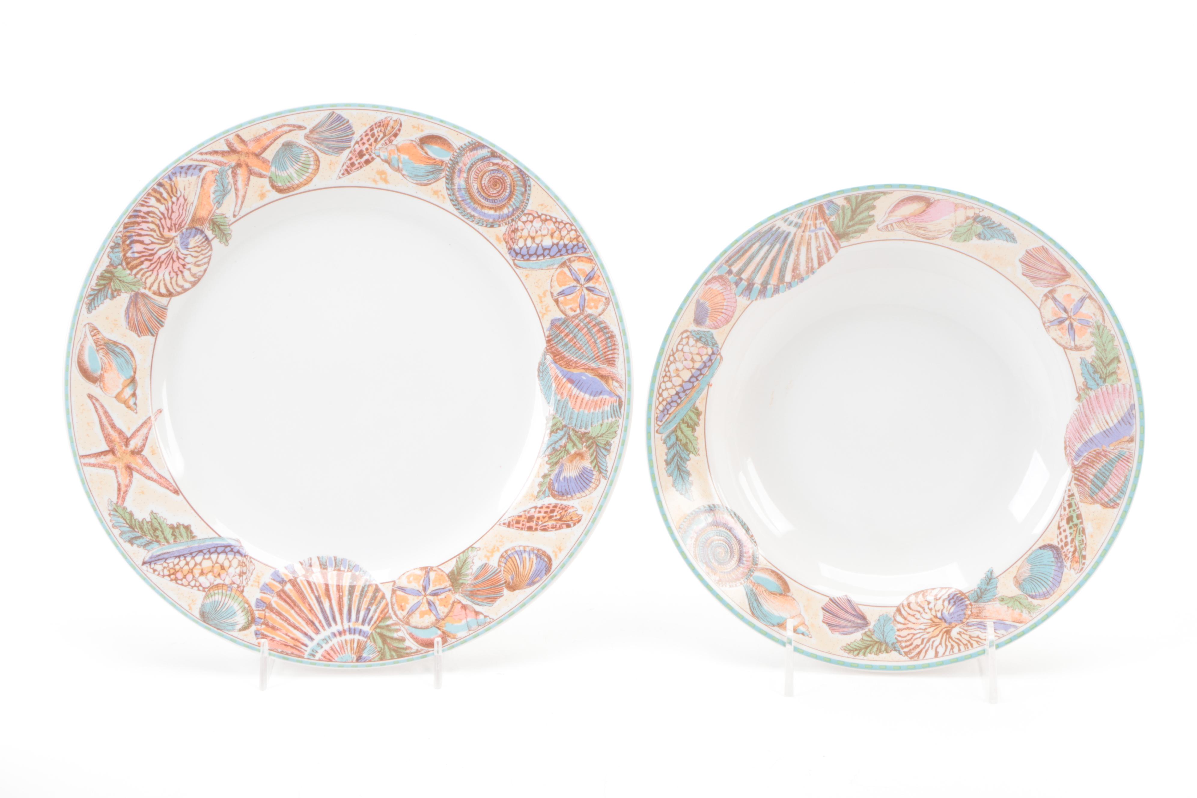 Fitz & Floyd Habitat Americana "Caribbean" Stoneware Dinnerware