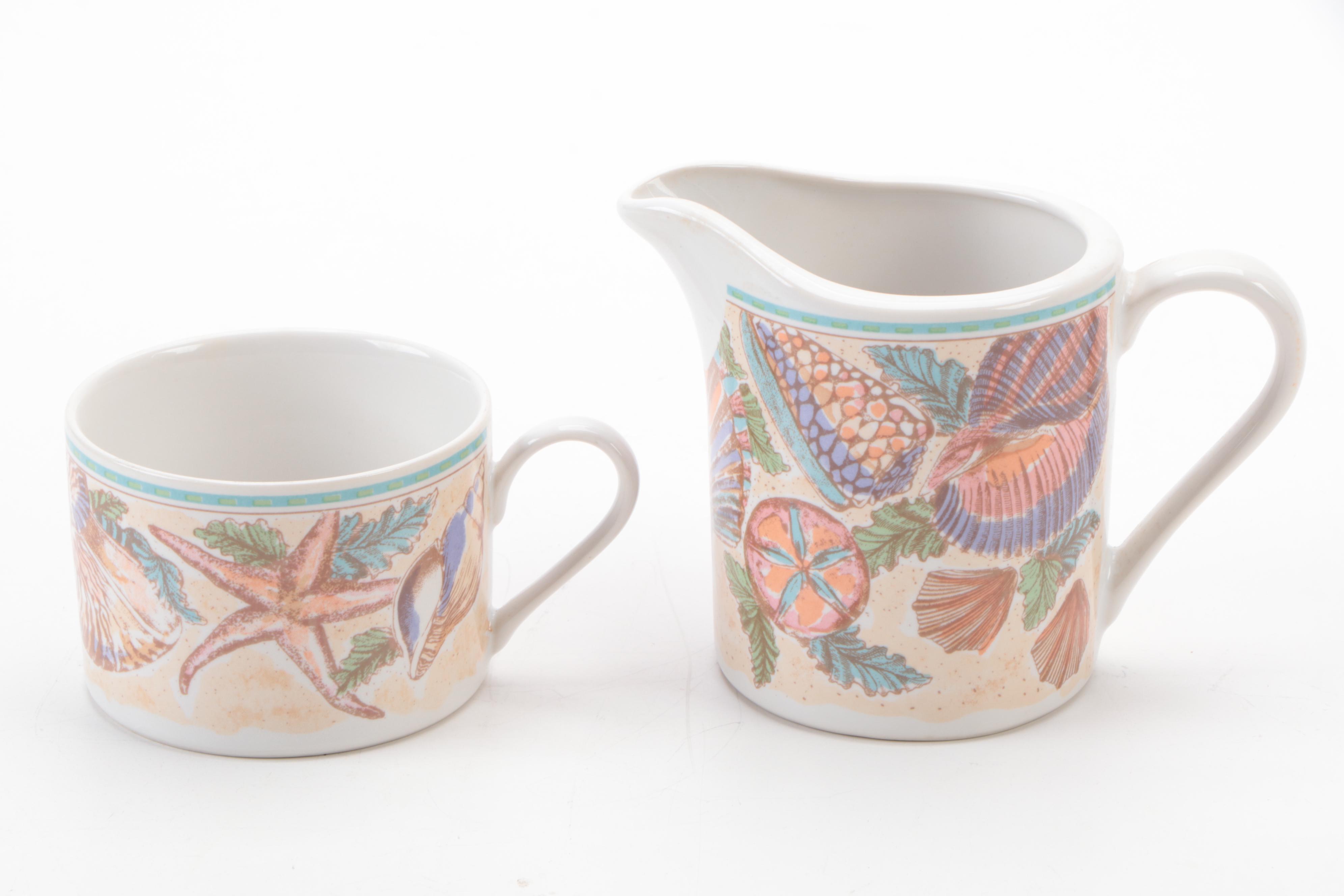 Fitz & Floyd Habitat Americana "Caribbean" Stoneware Dinnerware