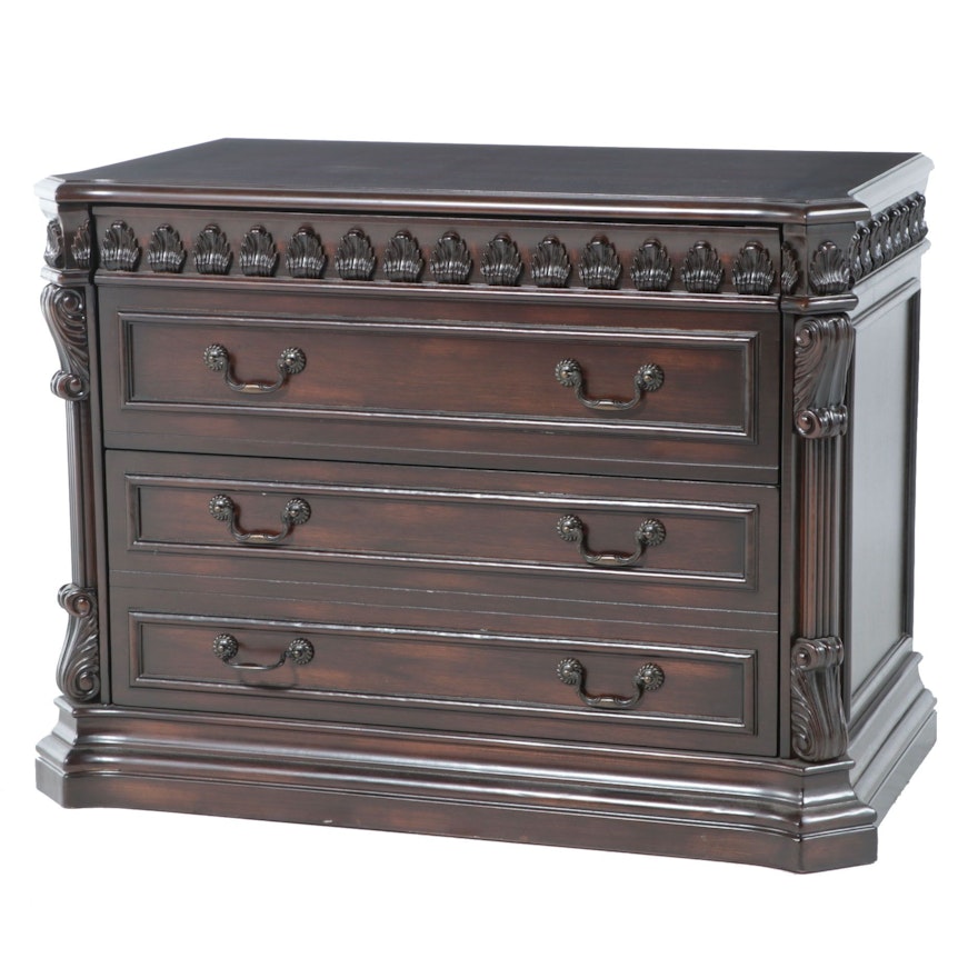 Coaster Fine Furniture Classical Style Hardwood-Veneered Two-Drawer File Cabinet