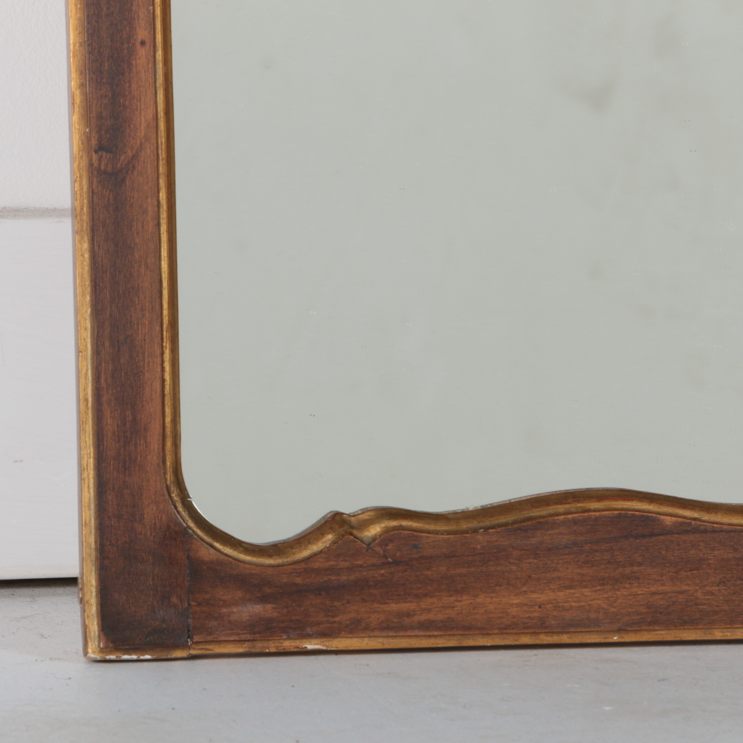 Pino L. De Luca Inc. Italian Parcel-Gilt Mirror, Mid-20th Century