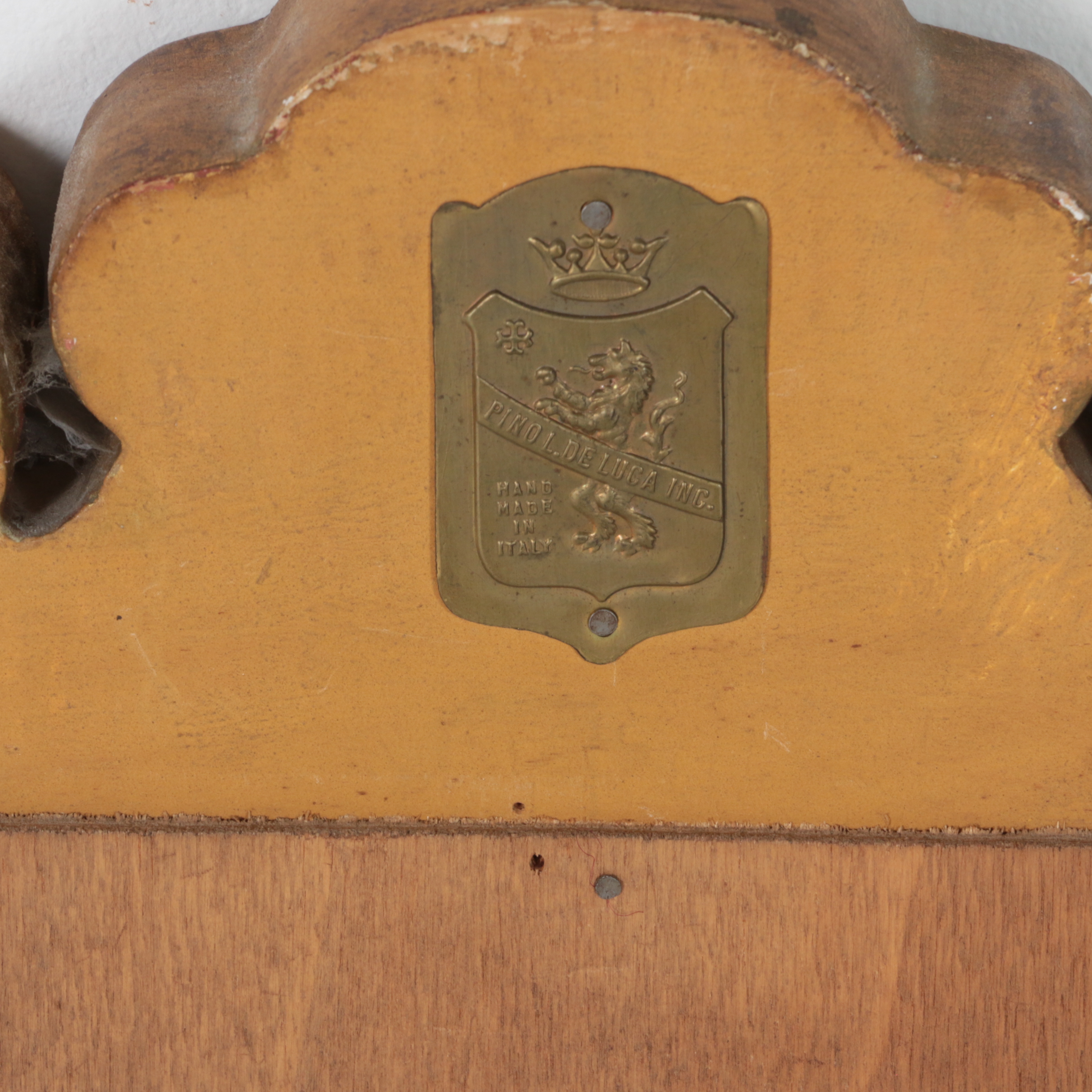 Pino L. De Luca Inc. Italian Parcel-Gilt Mirror, Mid-20th Century