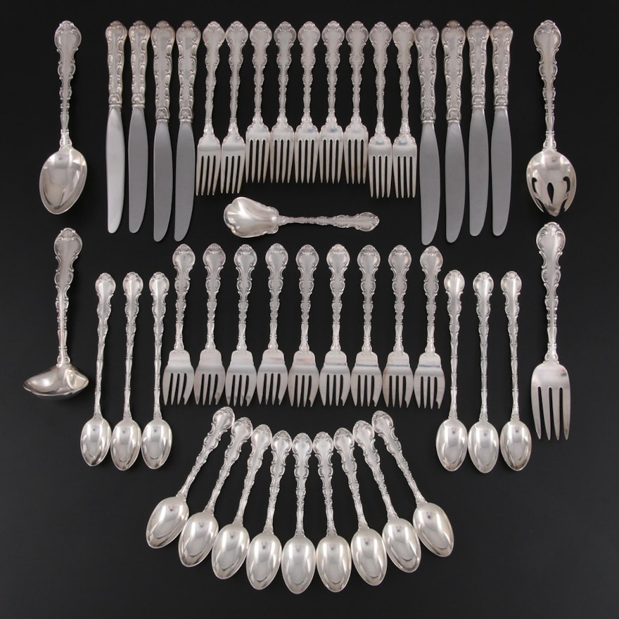 Gorham "Strasbourg" Sterling Silver Flatware and Serving Utensils