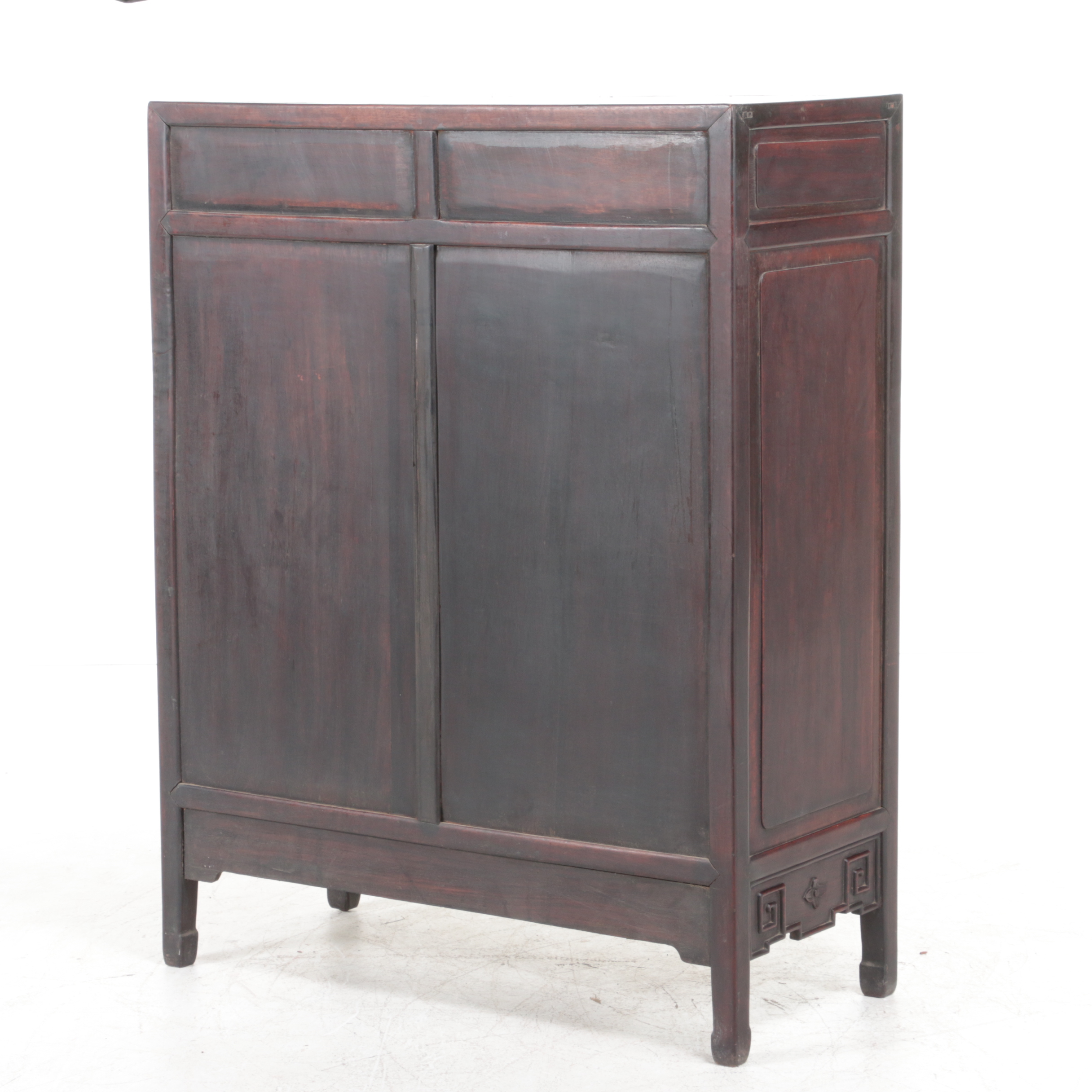 Chinese Carved Hardwood Cabinet, Late 19th/Early 20th Century
