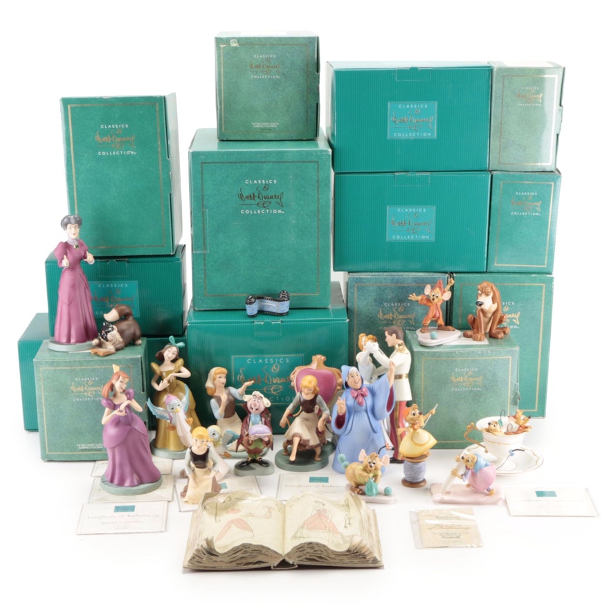 Walt Disney Classics Collection "Cinderella" Ceramic Figurines