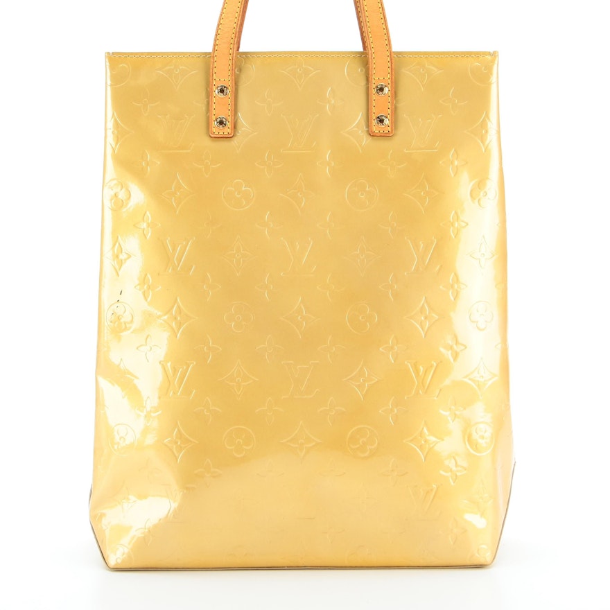 Louis Vuitton Reade MM Bag in Monogram Vernis