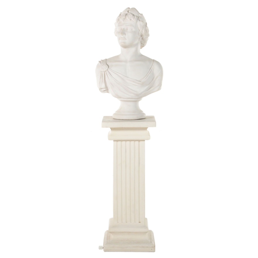Austin Sculpture Classical Style Plaster Bust