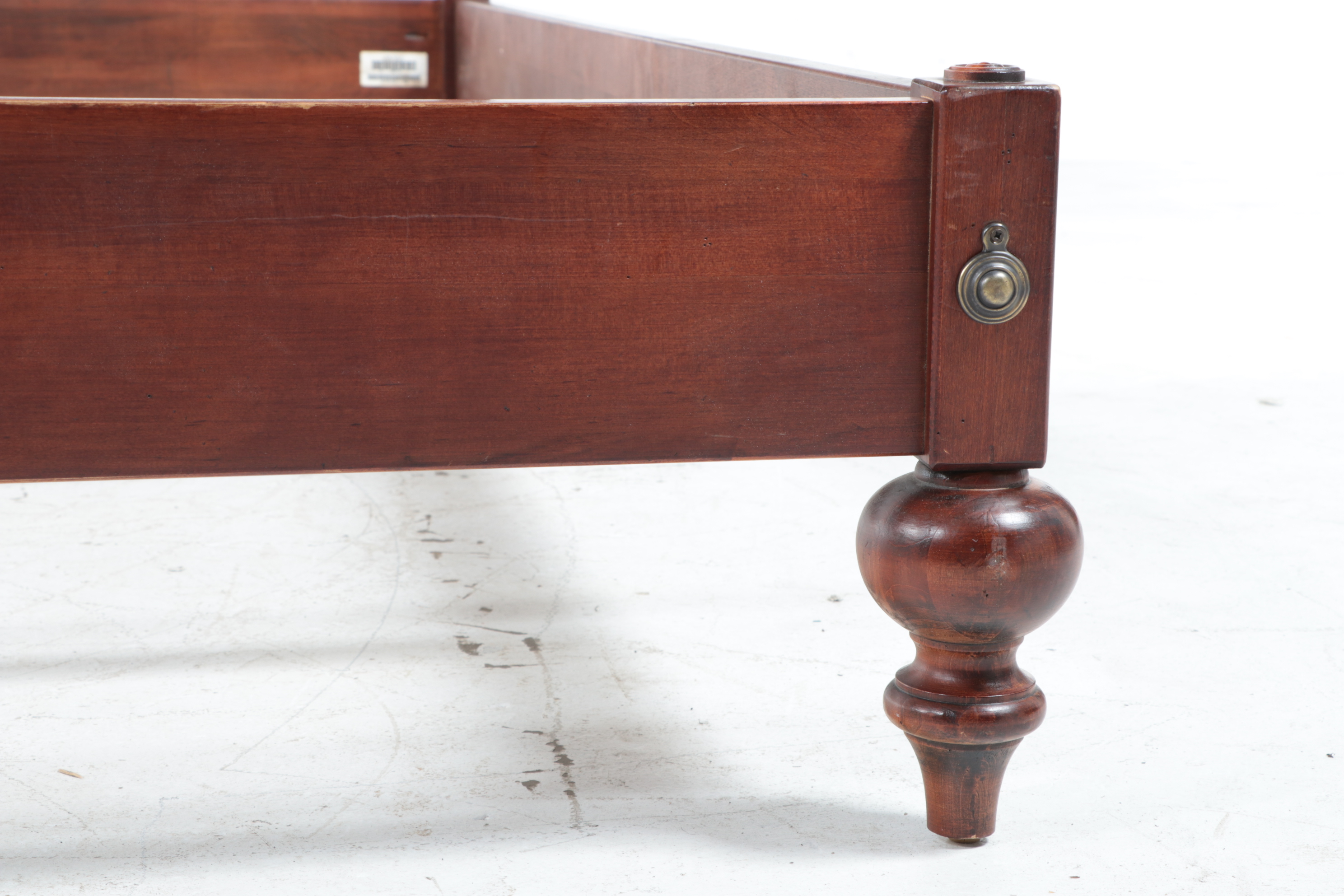 Ethan Allen "British Classics" King Size Bed Frame with Reeded Panels