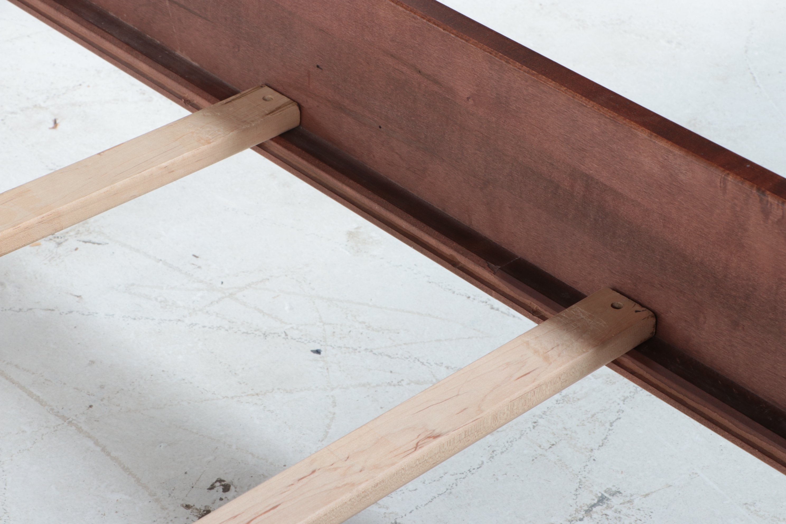 Ethan Allen "British Classics" King Size Bed Frame with Reeded Panels