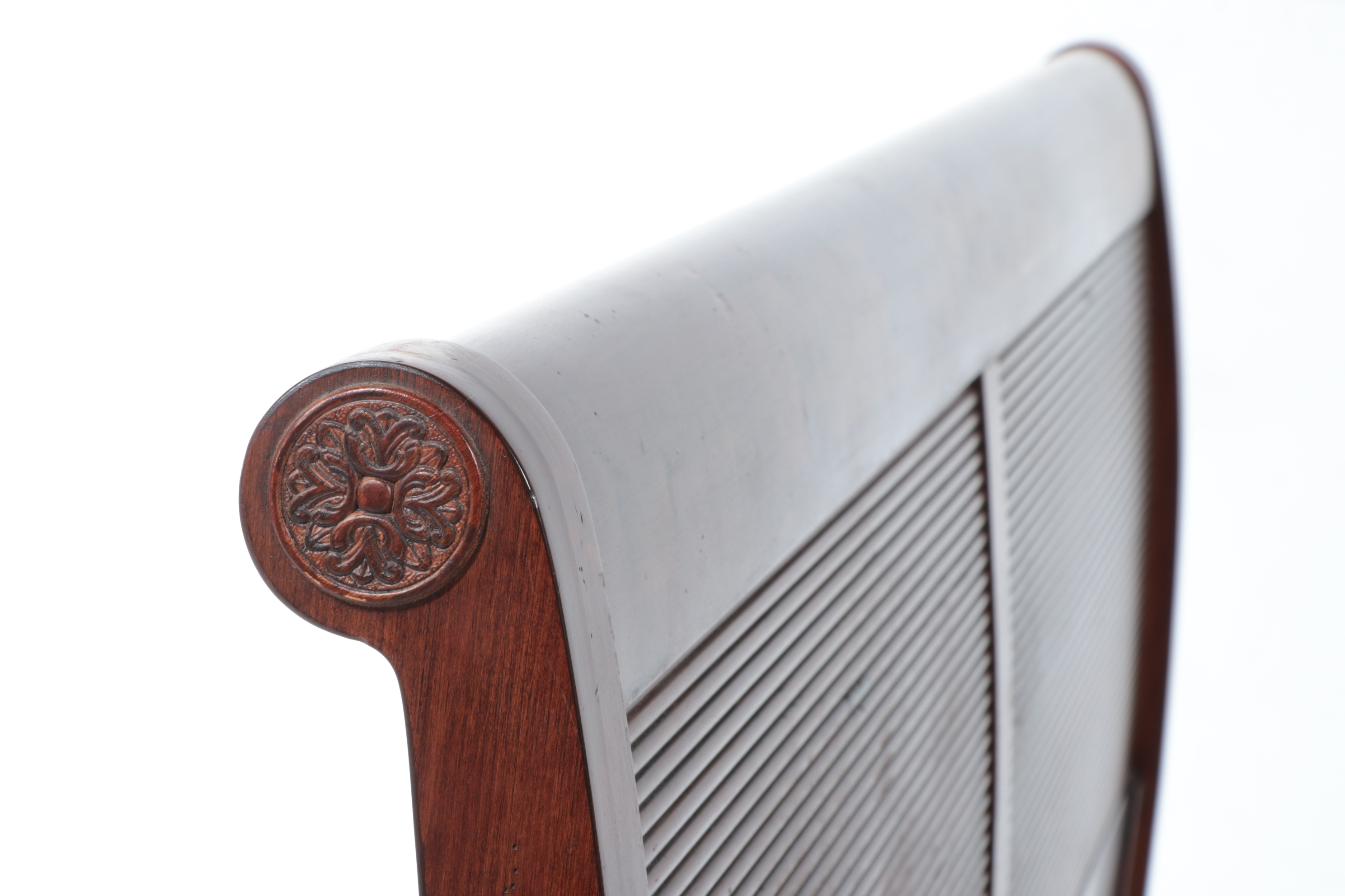 Ethan Allen "British Classics" King Size Bed Frame with Reeded Panels