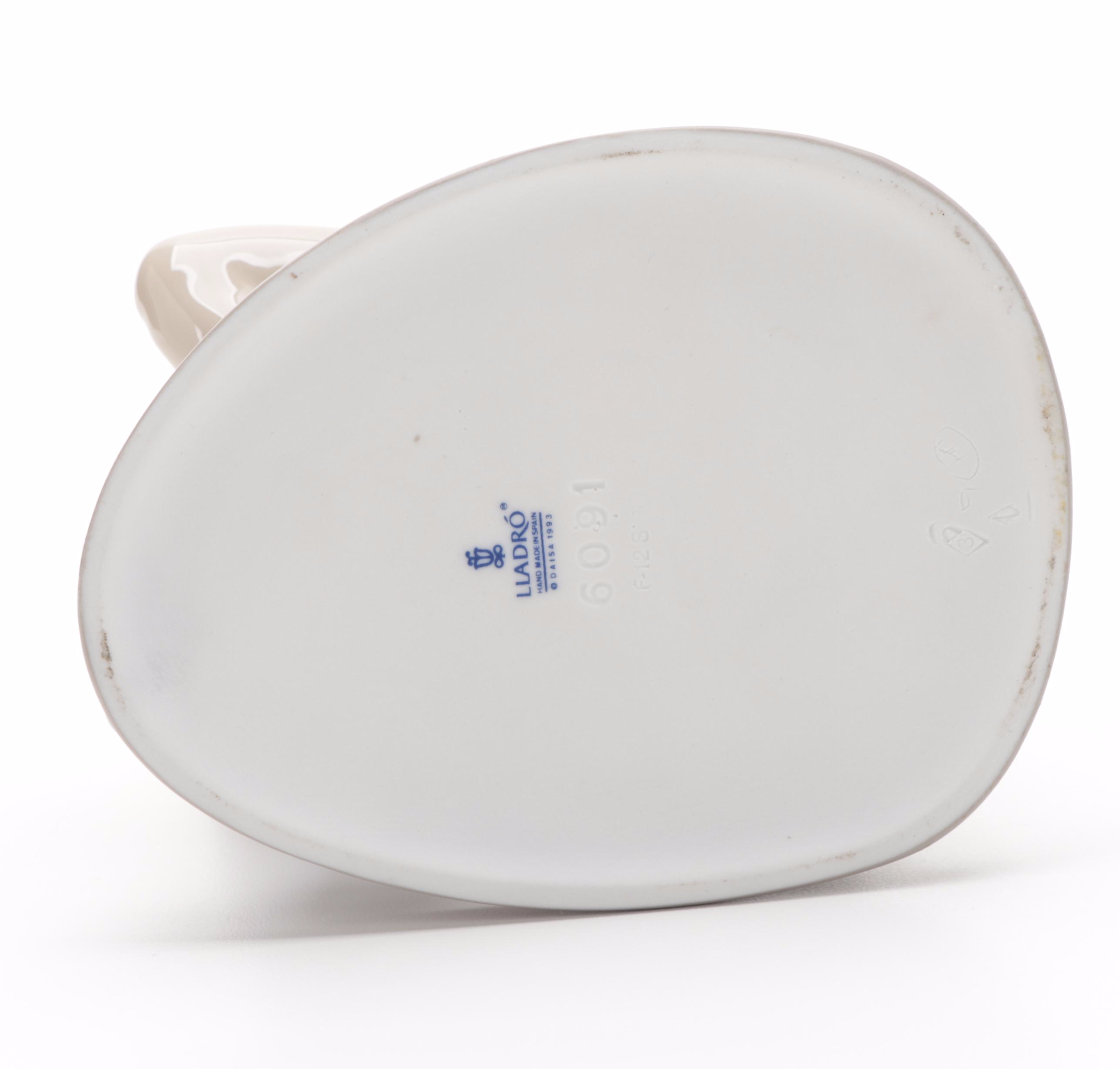 Lladró "Basketball Player" and "Football Star" Porcelain Figurines, 1993