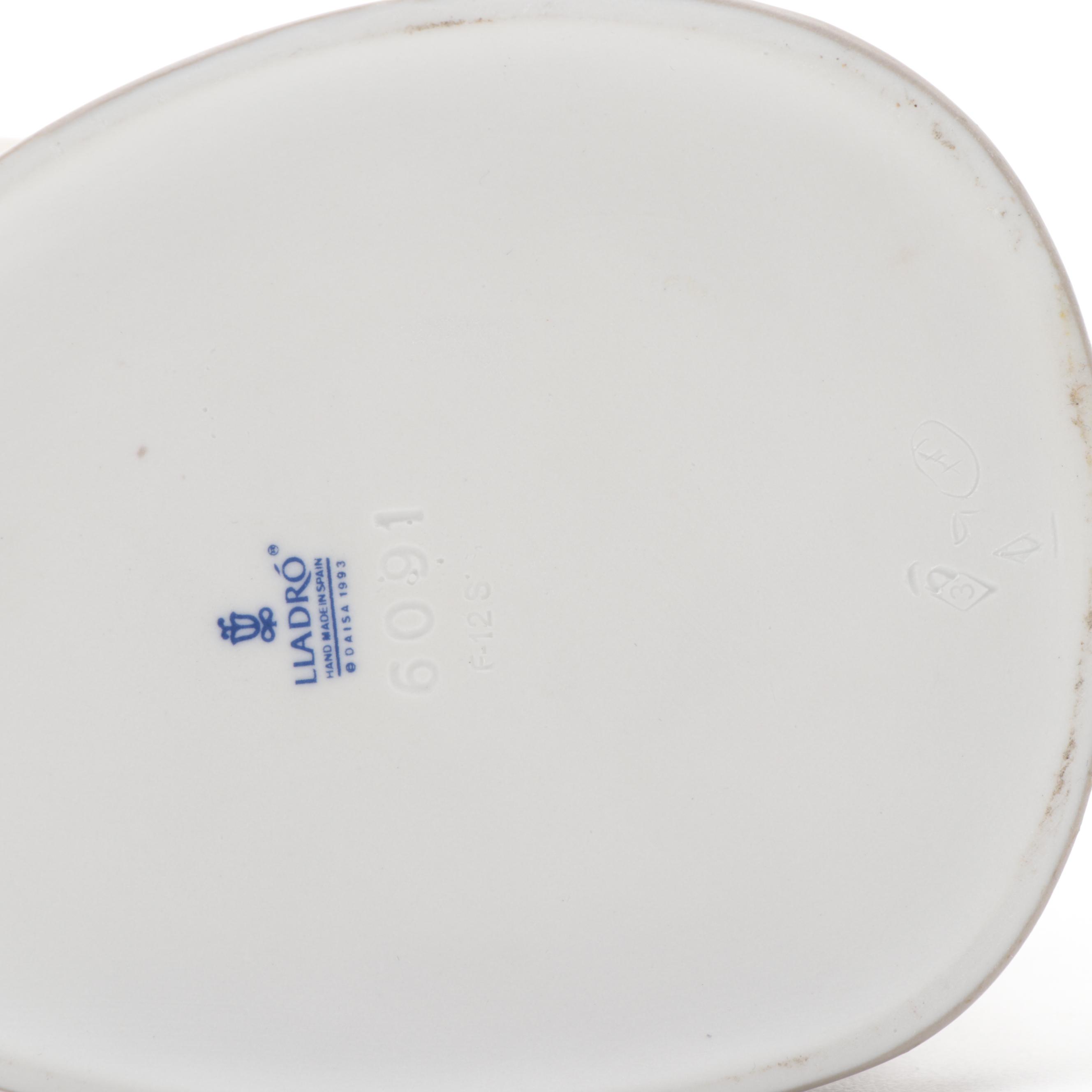 Lladró "Basketball Player" and "Football Star" Porcelain Figurines, 1993