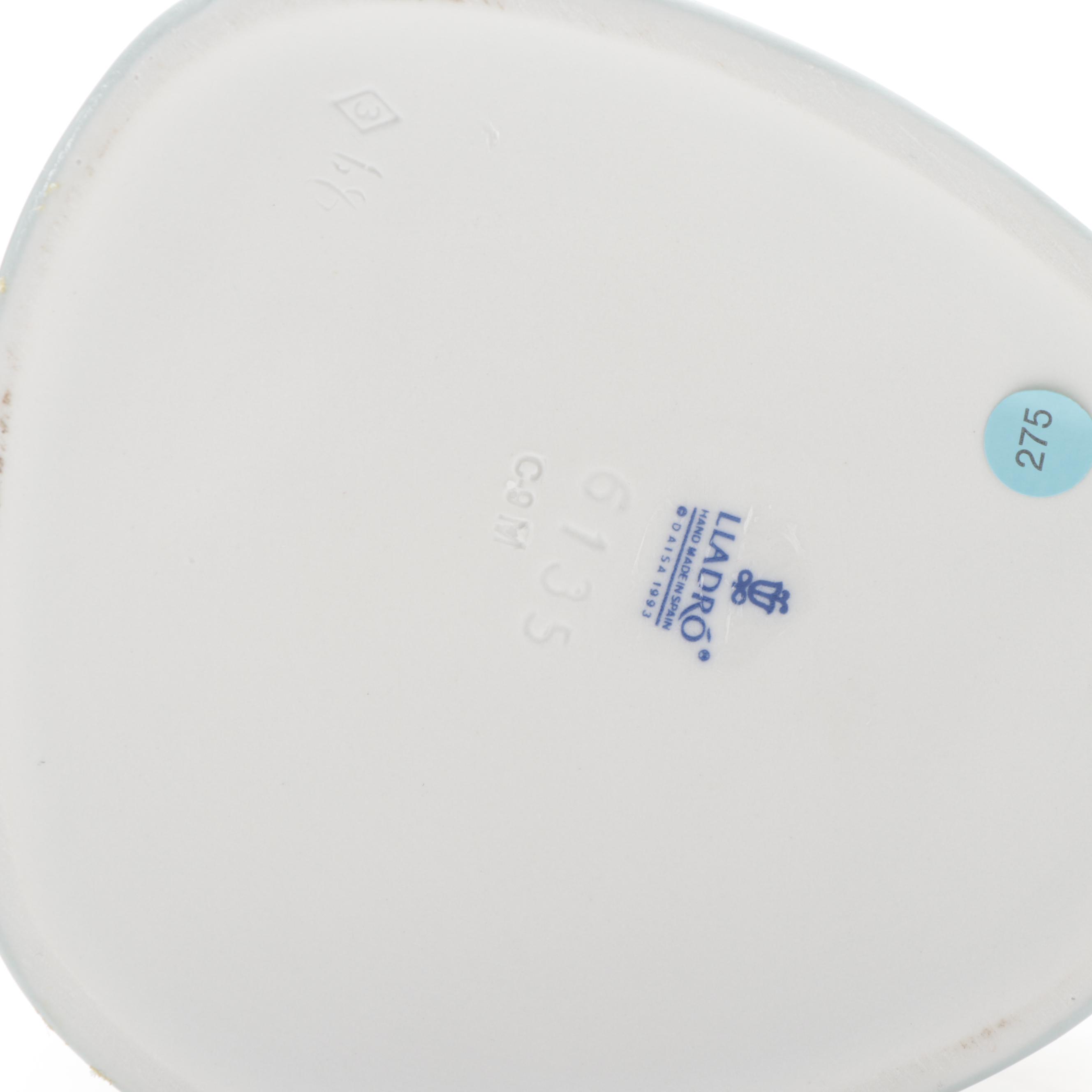 Lladró "Basketball Player" and "Football Star" Porcelain Figurines, 1993