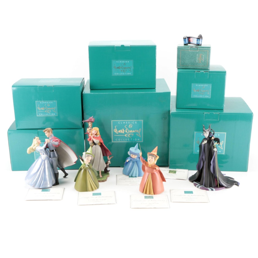 Walt Disney Classics Collection "Sleeping Beauty" Ceramic Figurines