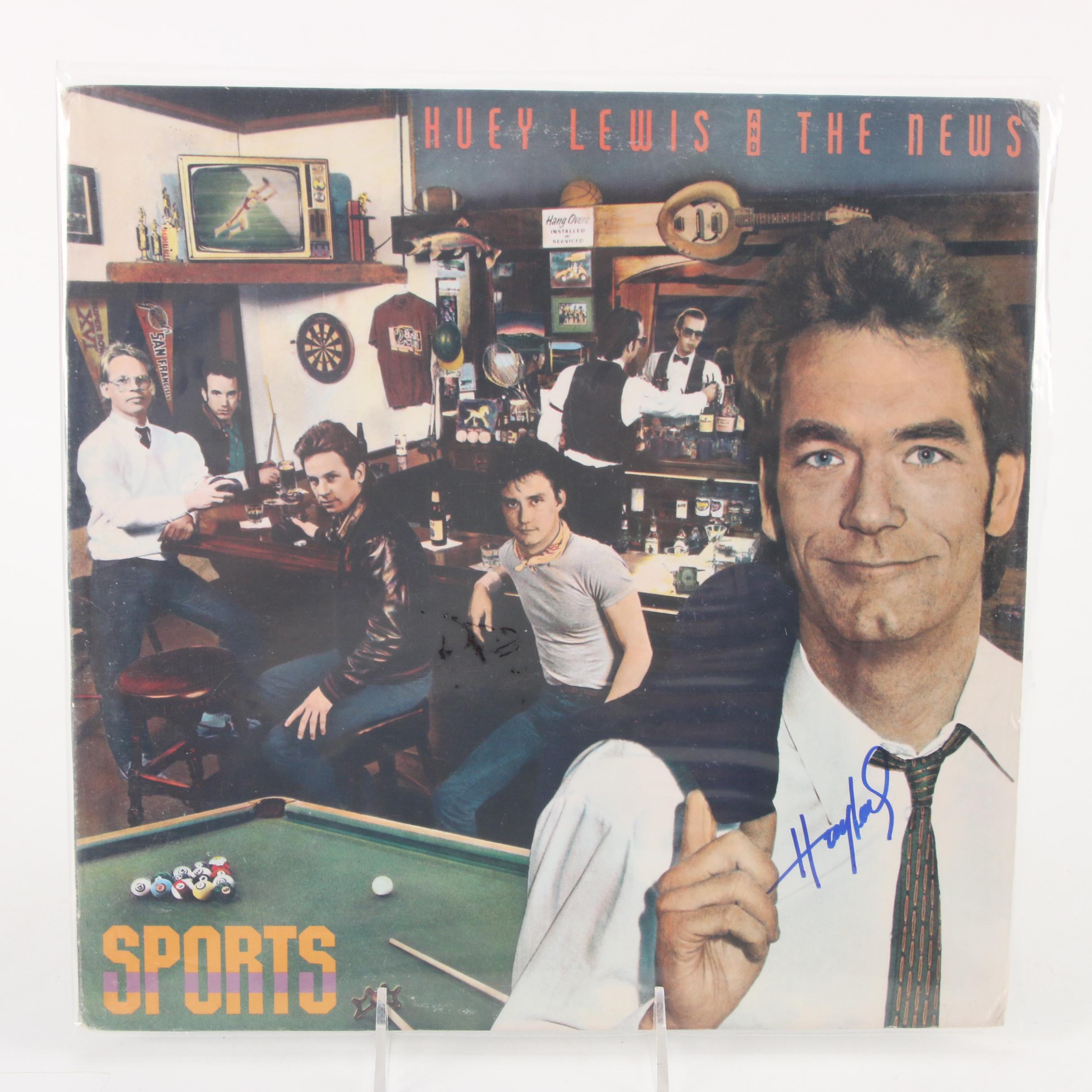 Tina Turner, The Cars, Bryan Adams, Huey Lewis & The News Signed Vinyl Records