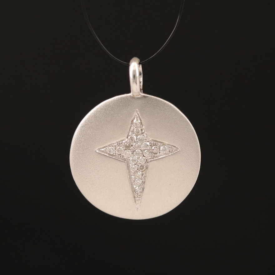 14K 0.06 CTW Diamond Star of Bethlehem Pendant