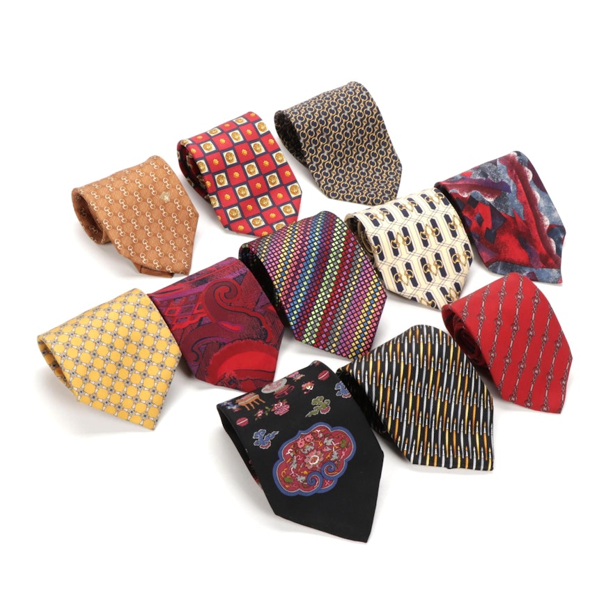 Missoni Orange Label, Celine, Gianni Versace, Paolo Gucci, Fendi and More Ties