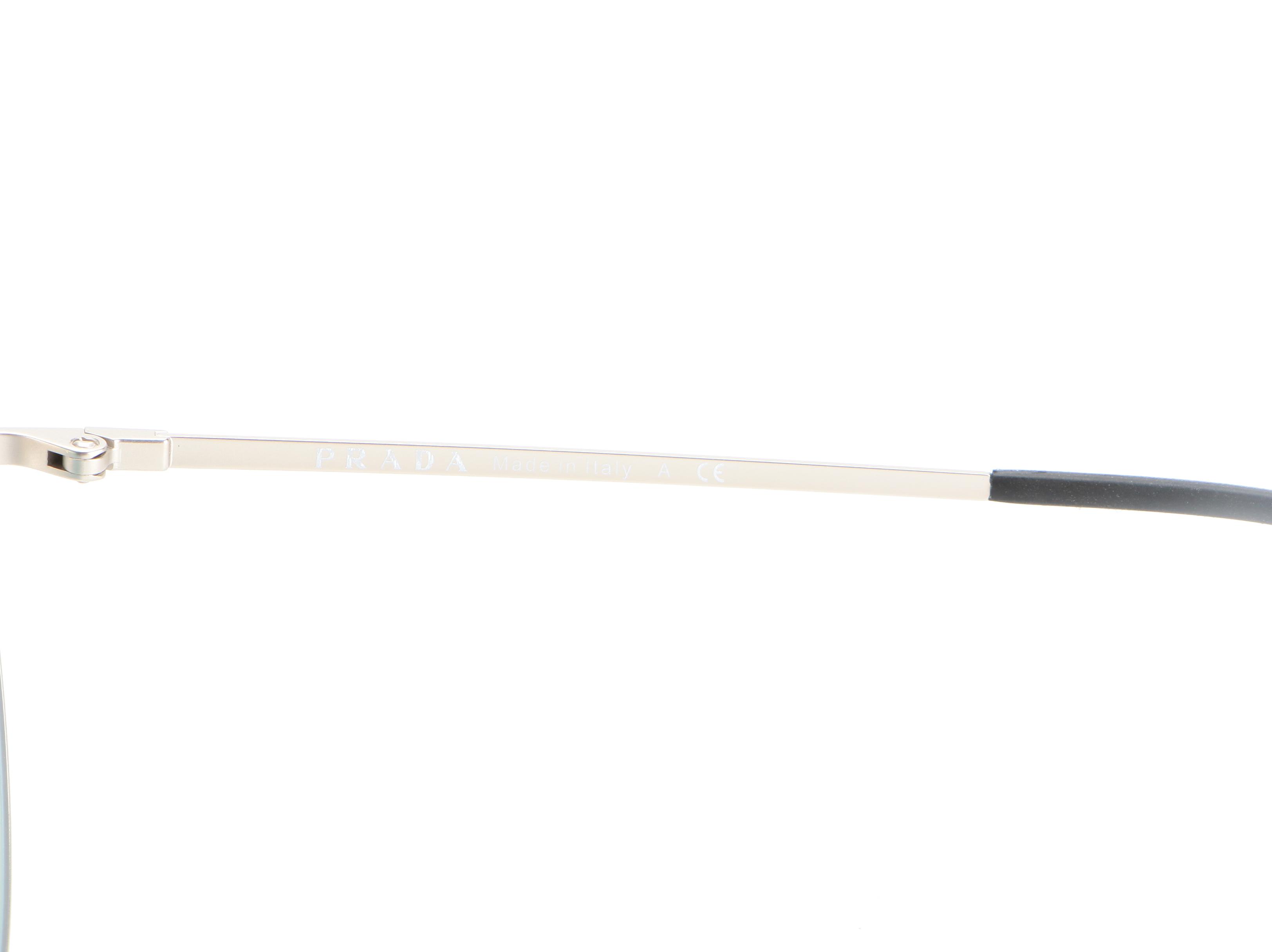 Prada Linea Rossa Aviators with Silver Tone Frame and Mirrored Lenses