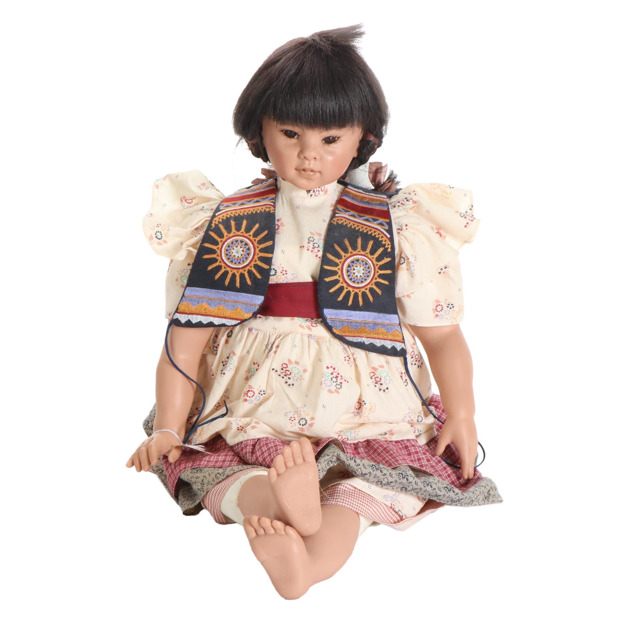 Rotraut Schrott Limited Edition Vinyl Doll "Suzi" with COA