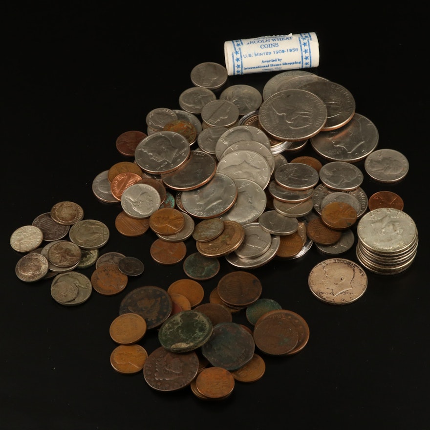 Group of Various American Coins, Including Silver