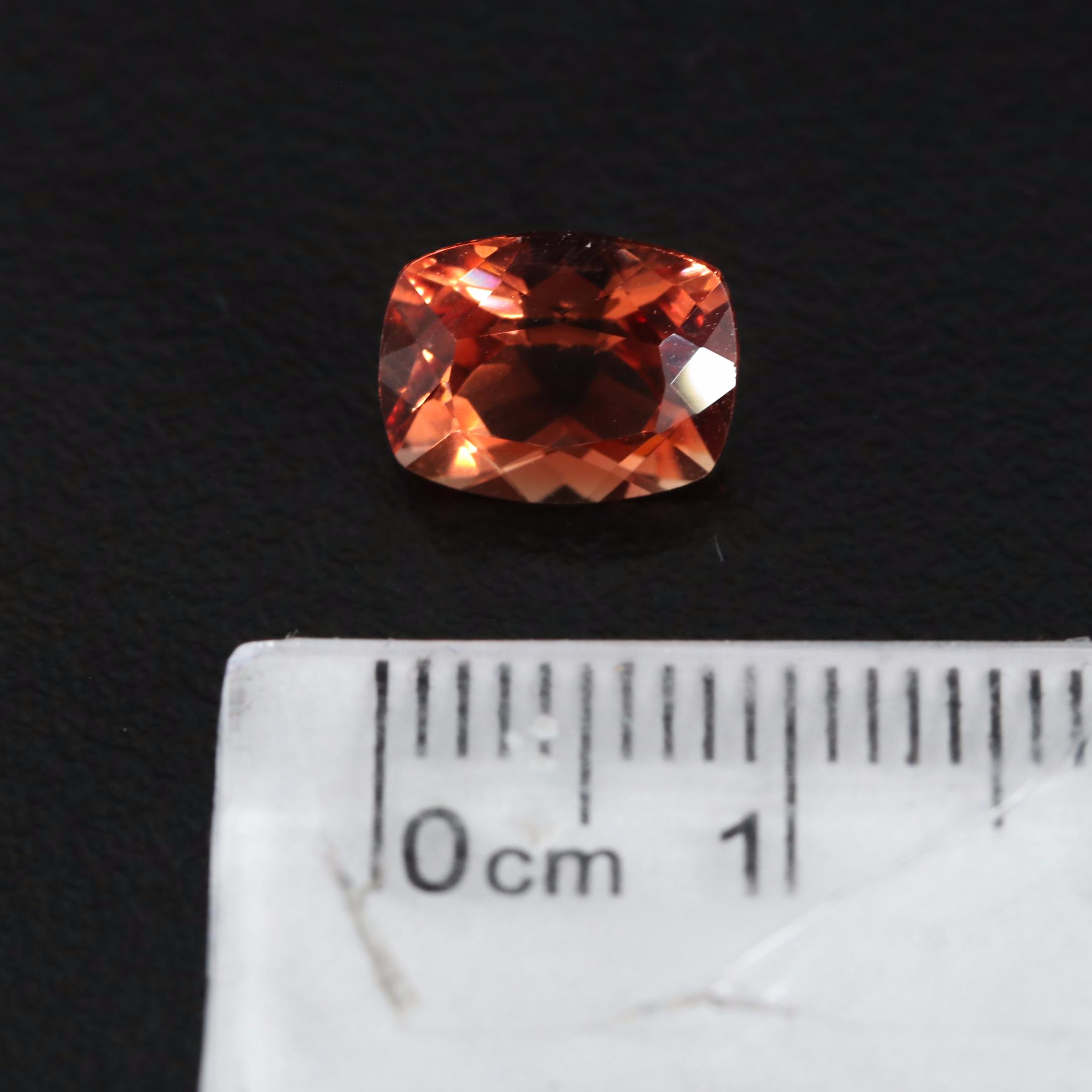 Loose 2.04 CTW Cushion Faceted Labradorite