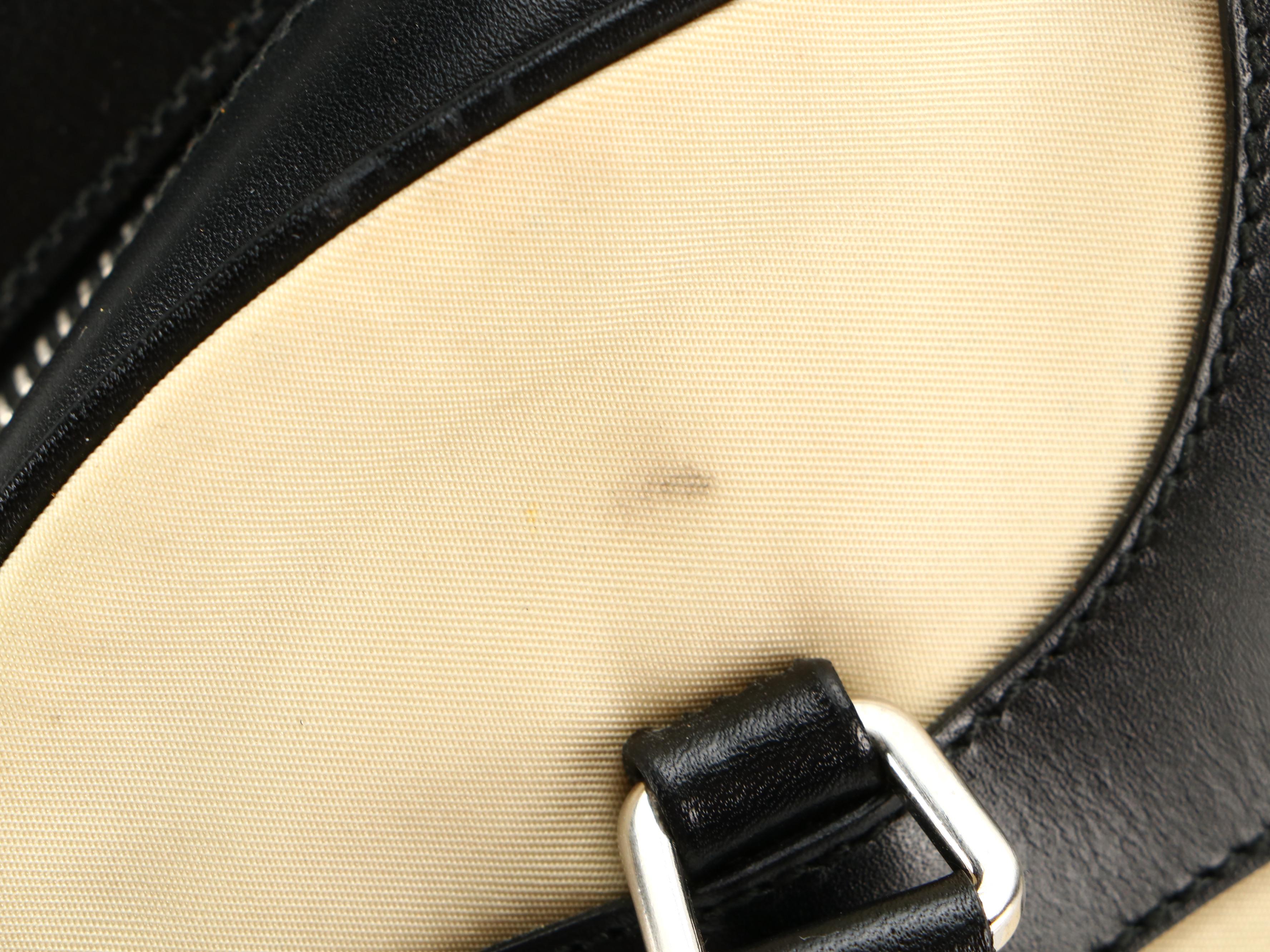 Prada Bowling Bag in Leather and Tessuto Nylon