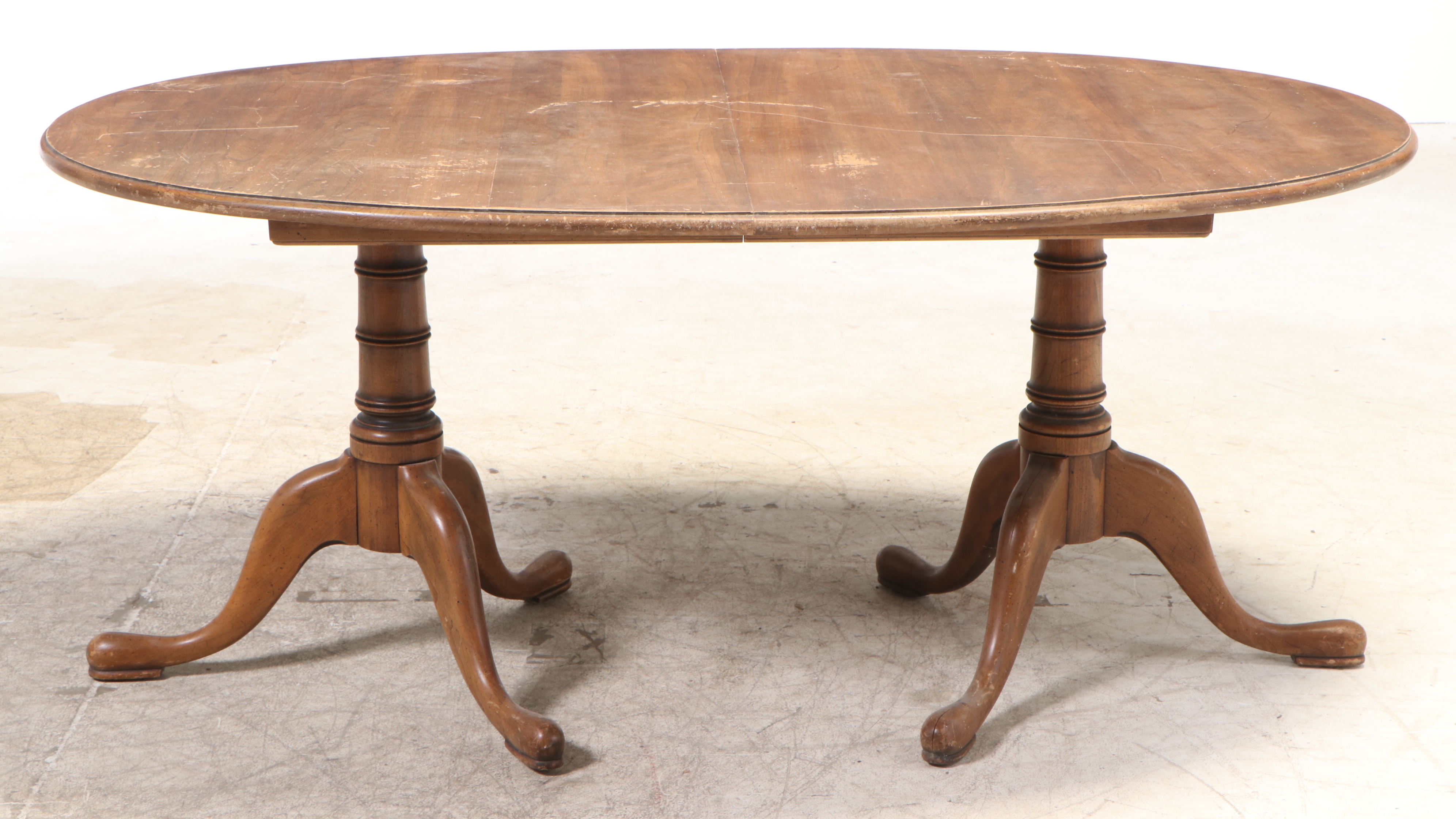 Statton Furniture Queen Anne Style Cherry Dining Set