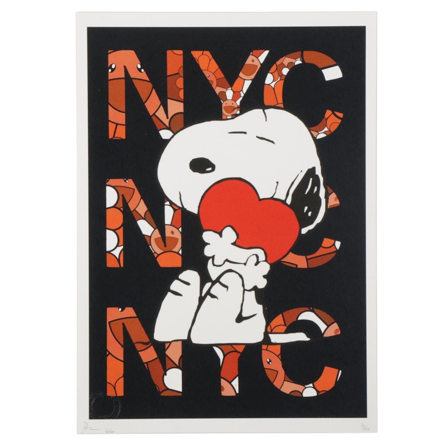 Death NYC Snoopy Pop Art Graphic Print "DEATHG568," 2020