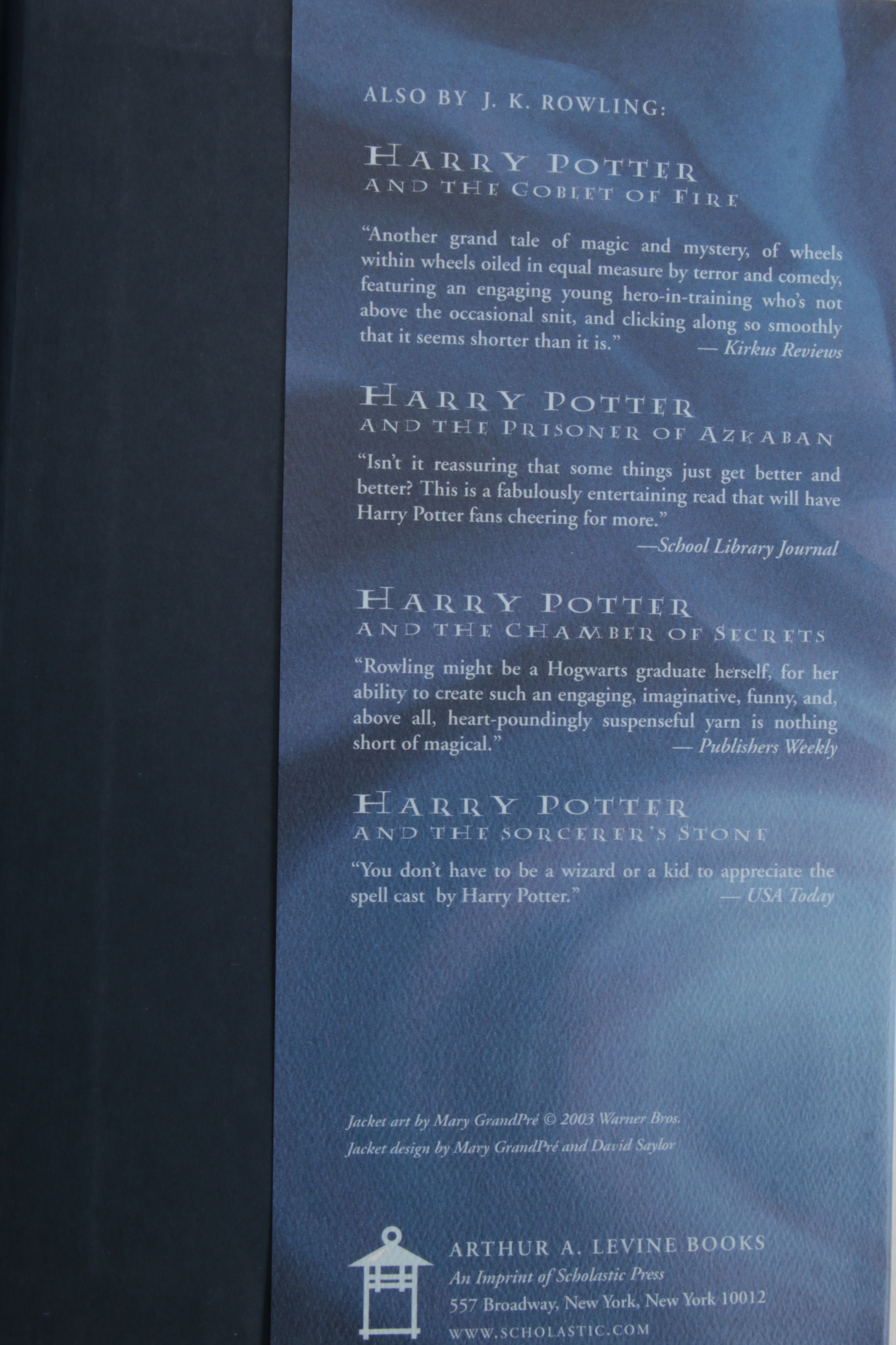 Complete "Harry Potter" Series Including First American Editions