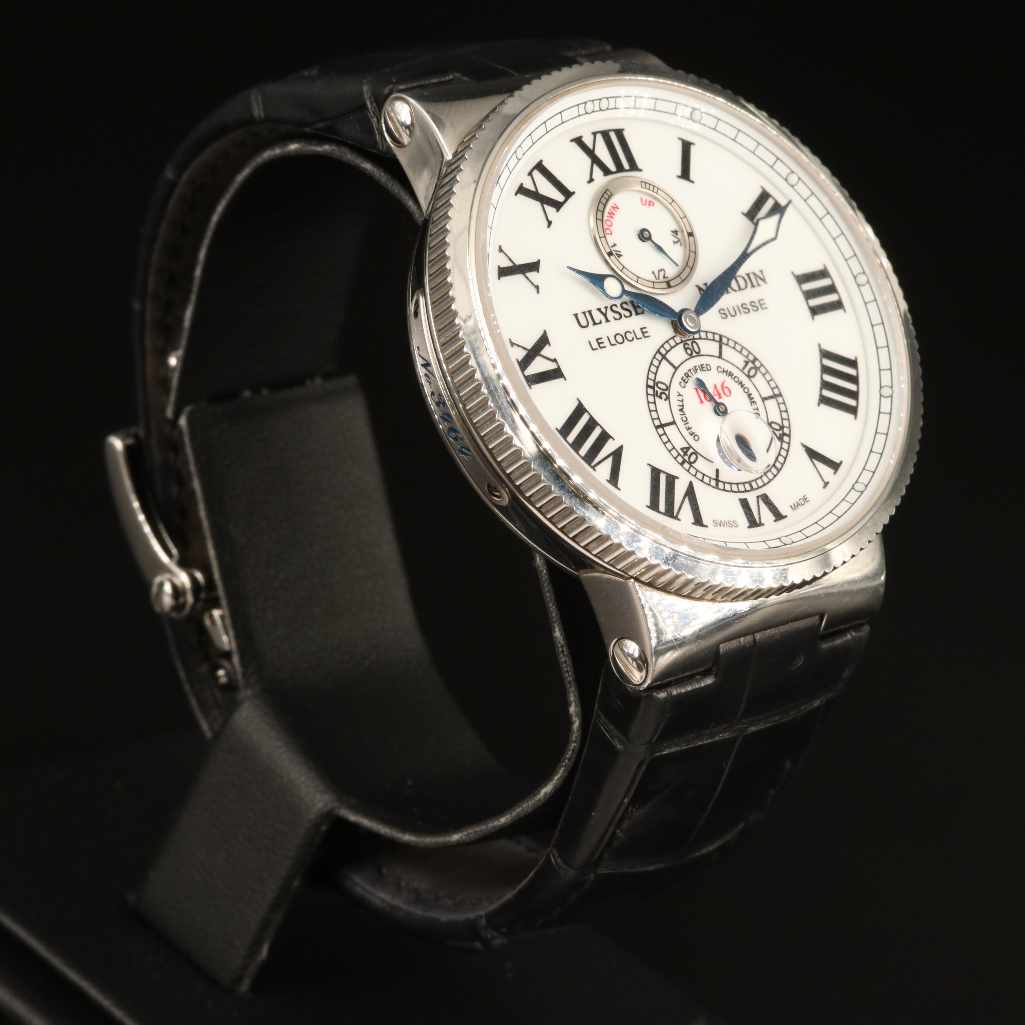 Ulysse Nardin Marine Chronometer Stainless Steel Automatic Watch