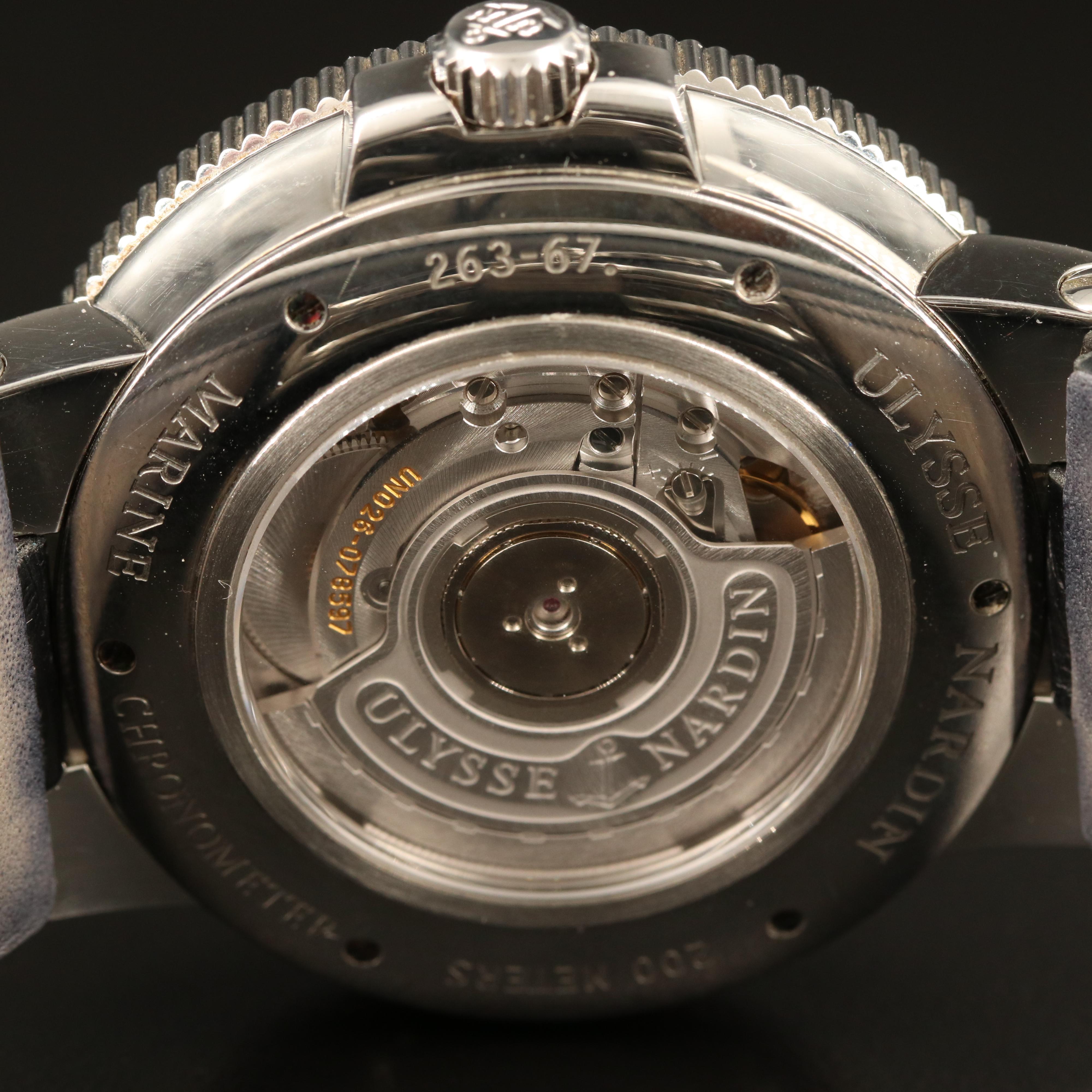 Ulysse Nardin Marine Chronometer Stainless Steel Automatic Watch