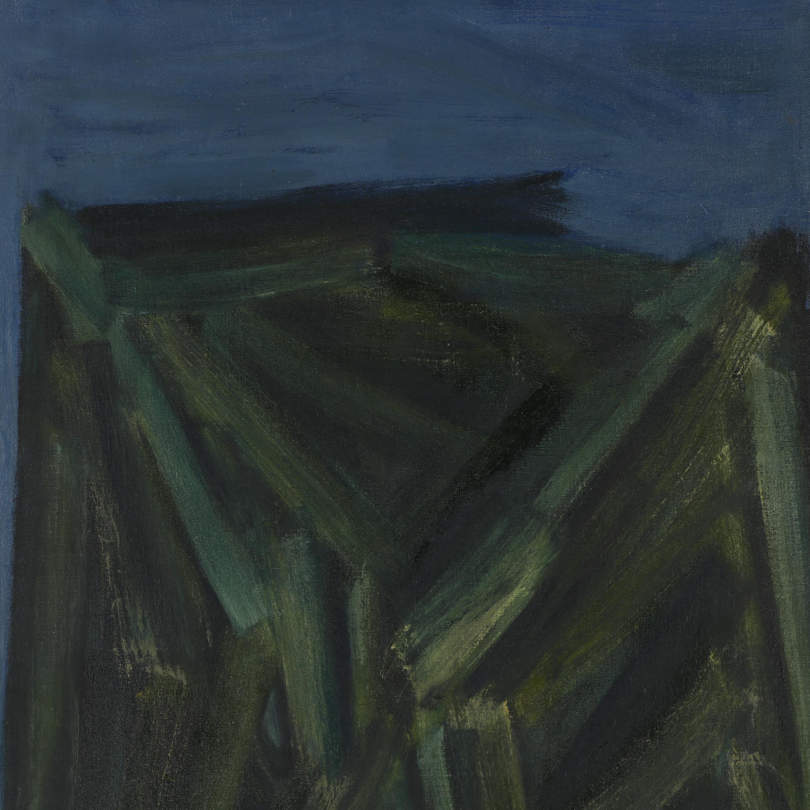 Don Stacy Abstract Oil Painting, Circa 1970