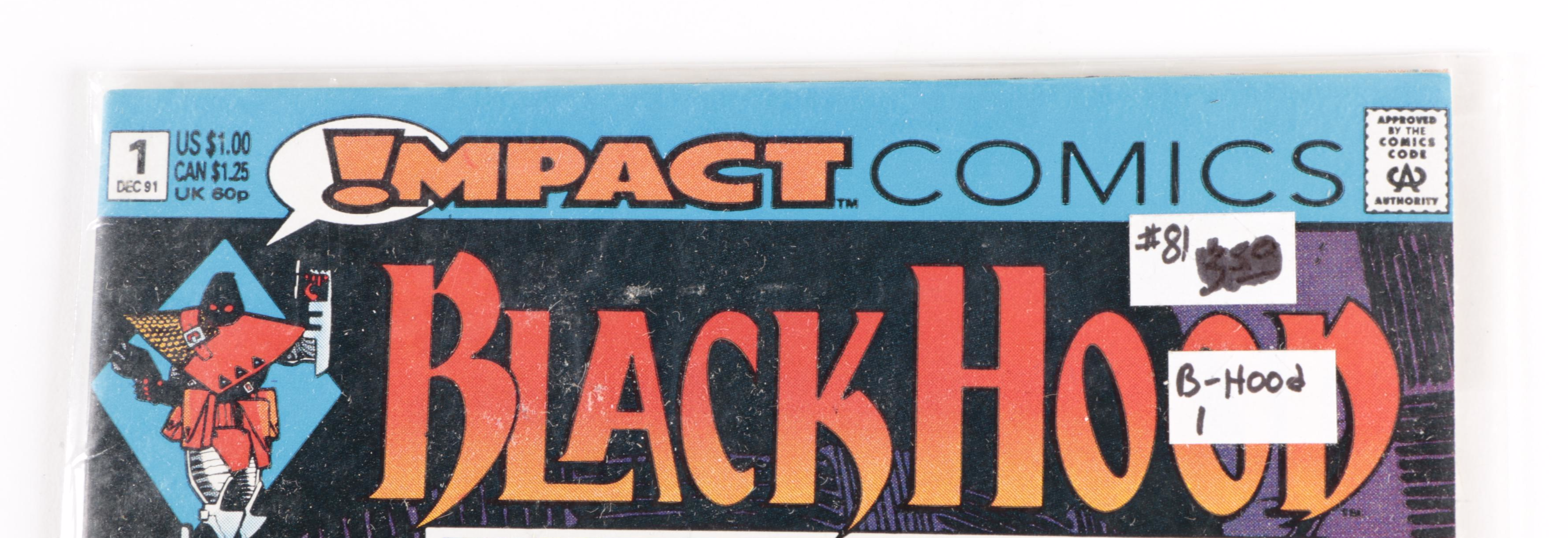 Bronze to Modern Age Comics with First Issues of "Black Hood" and "Melting Pot"