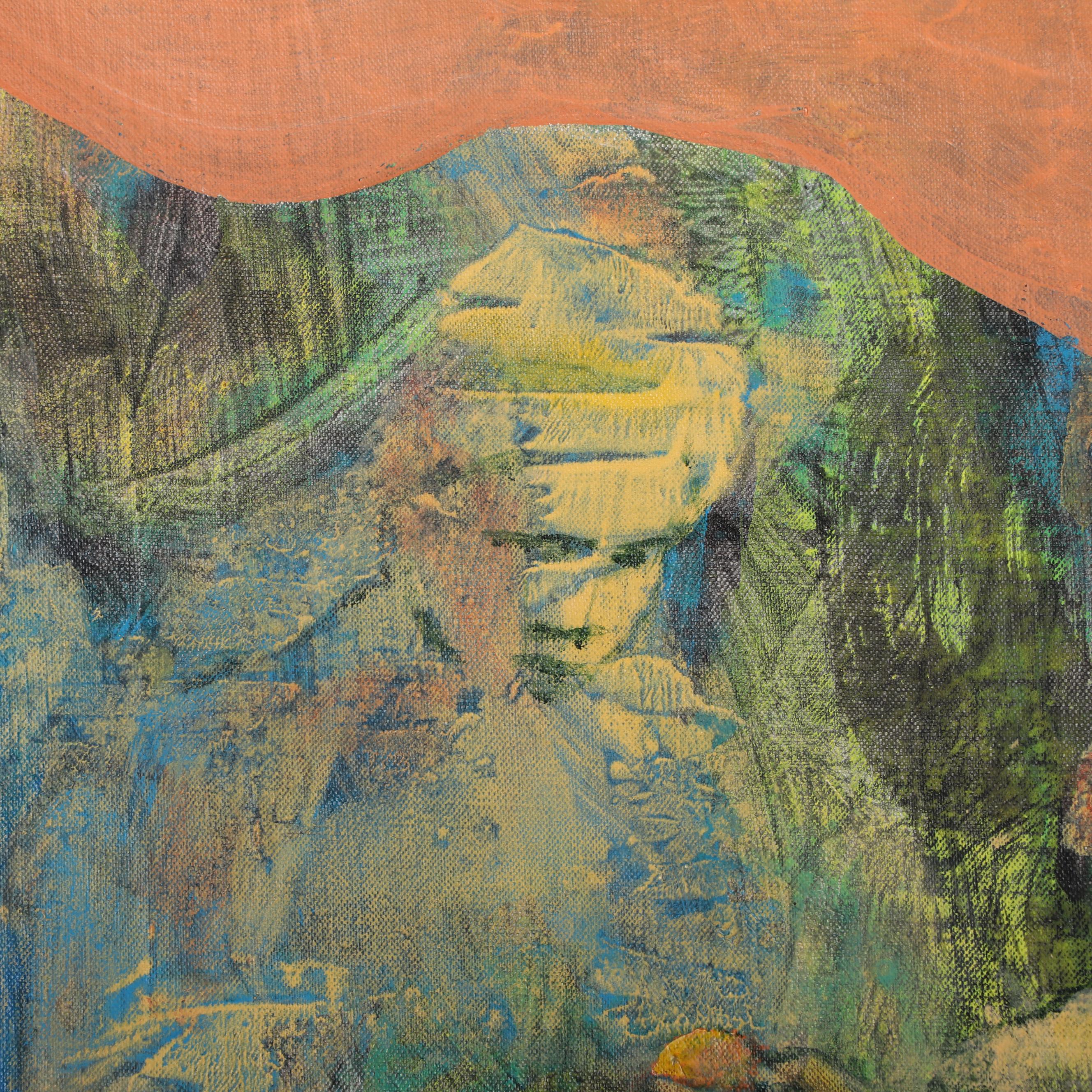 Don Stacy Abstract Oil Painting, Mid to Late 20th Century