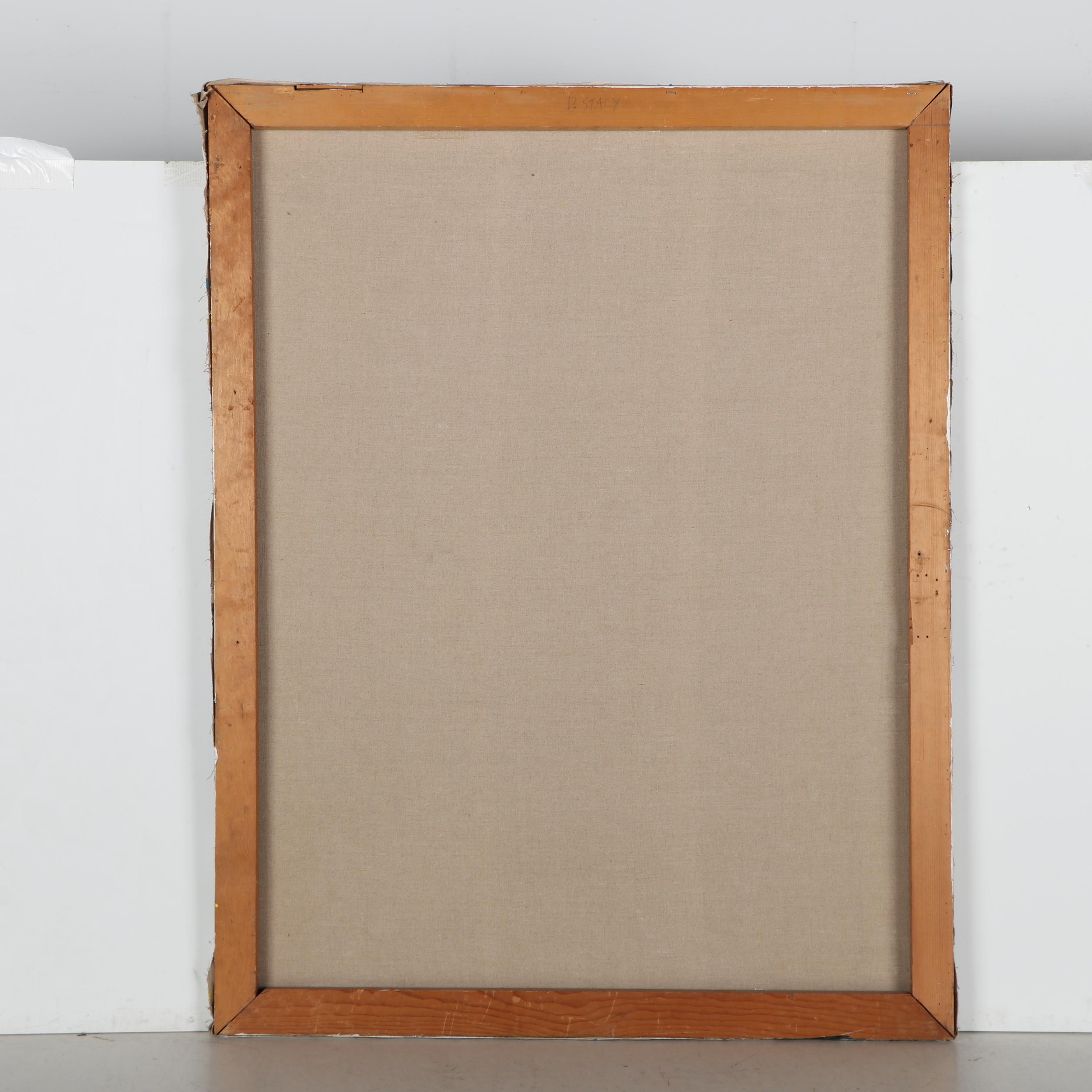 Don Stacy Abstract Oil Painting, Mid to Late 20th Century