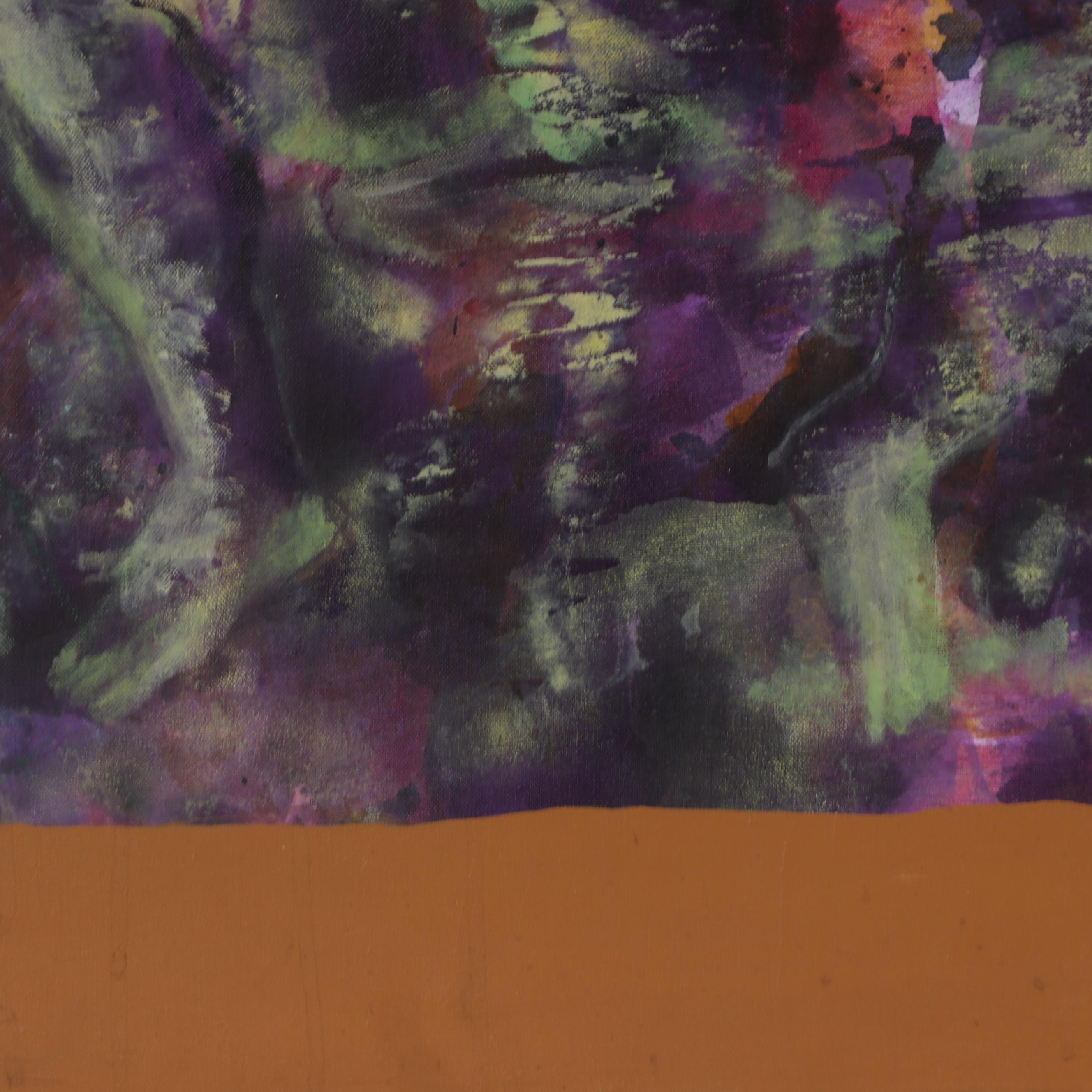 Don Stacy Abstract Oil Painting, Mid to Late 20th Century