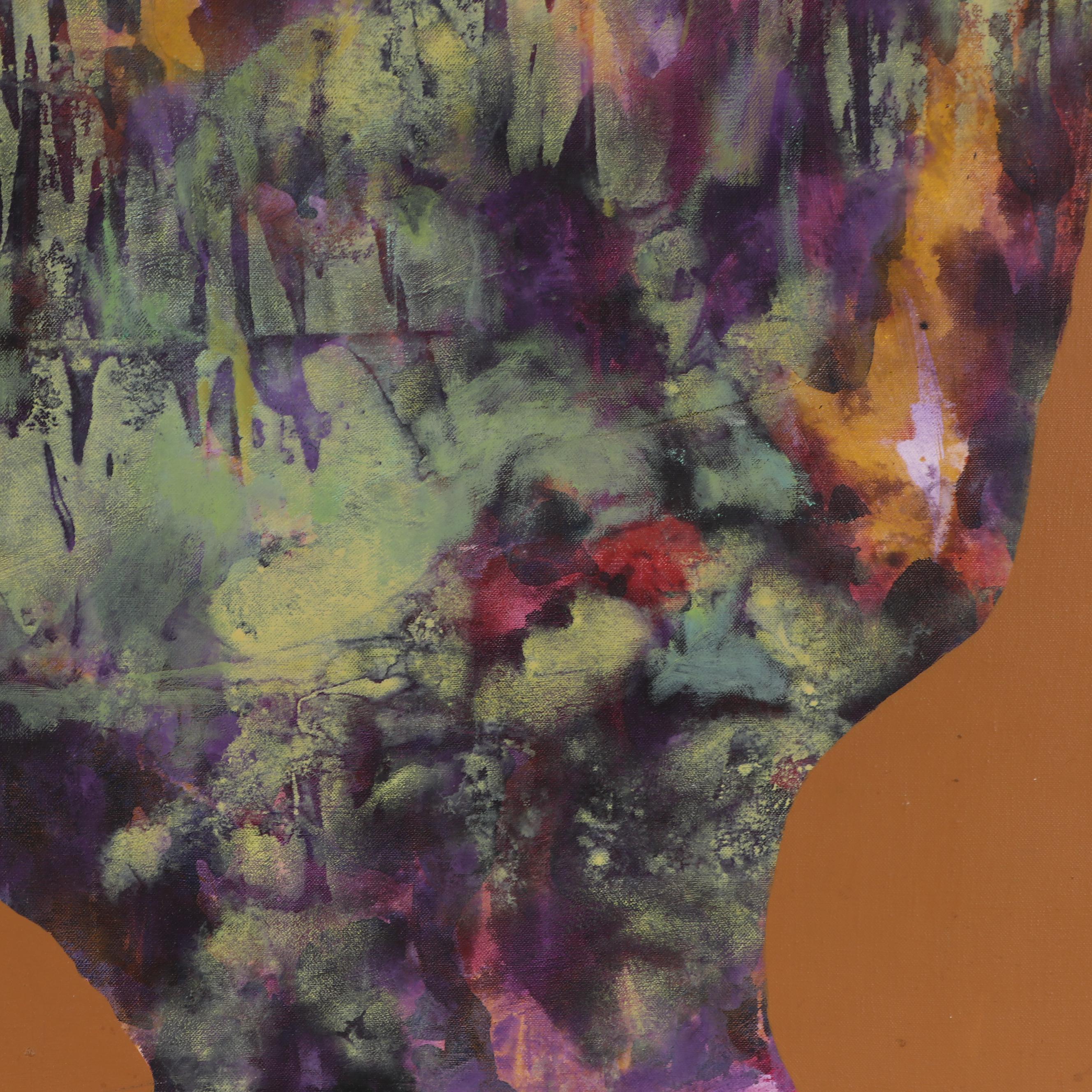 Don Stacy Abstract Oil Painting, Mid to Late 20th Century