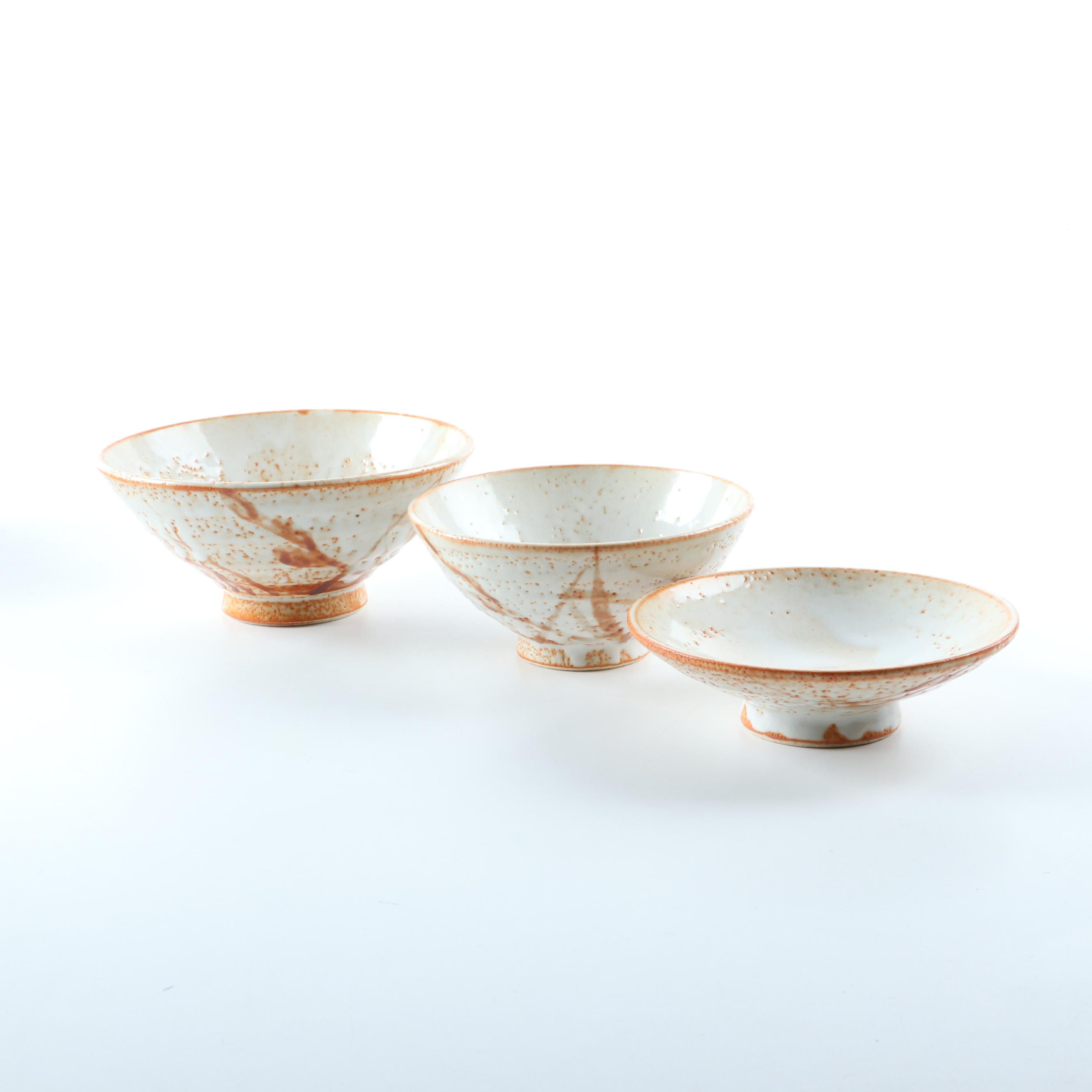 Chinese Glazed Pottery Tea Set and Dinnerware, Late 20th Century