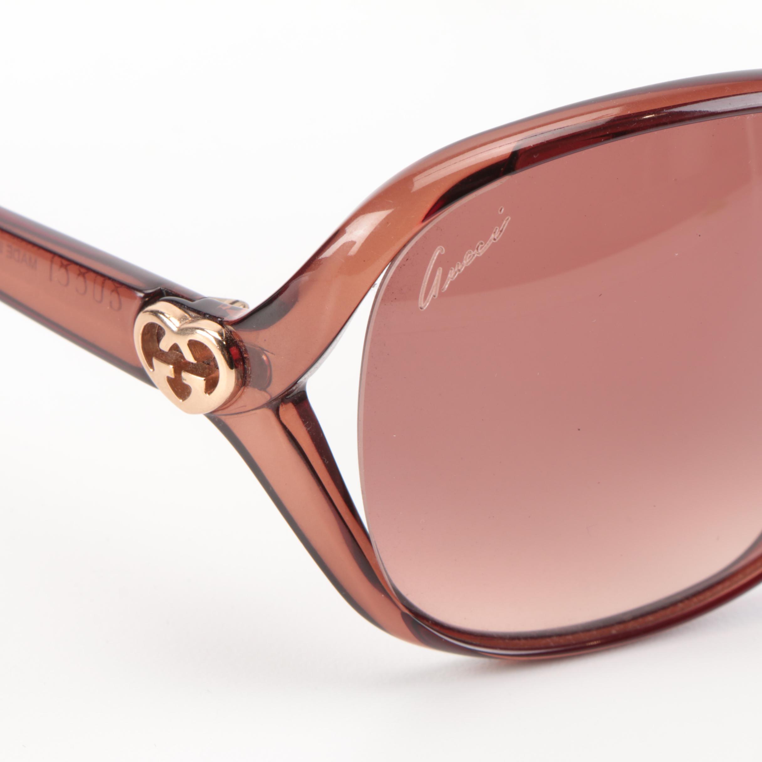 Gucci GG 3525/K/S Oversized Sunglasses with Case