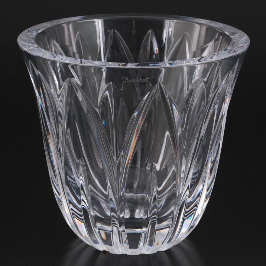 Baccarat Cut Crystal Flower Vase