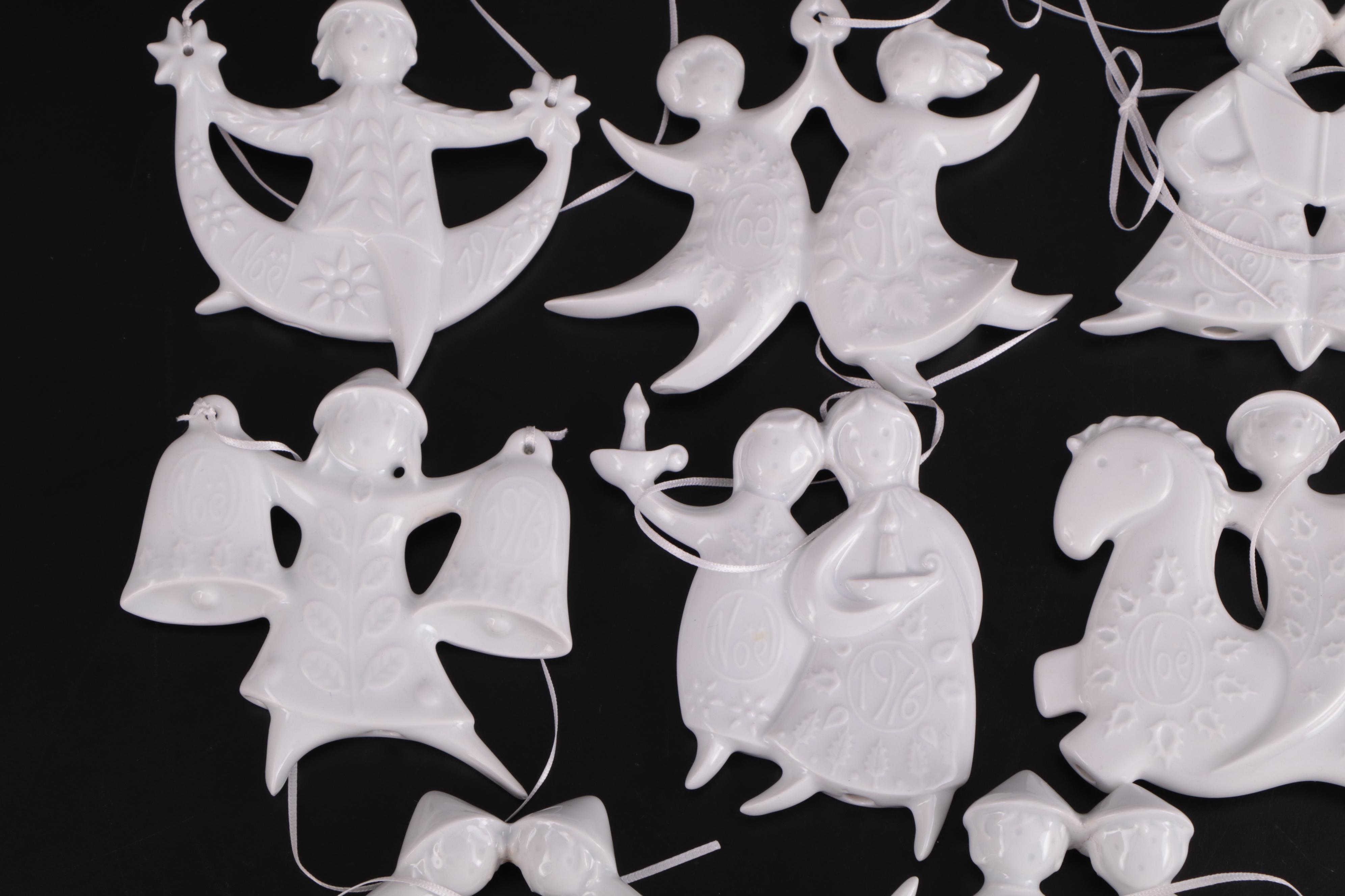 Haviland Christmas Ornaments by Jean-Jacques Prolongeau, 1971–1979