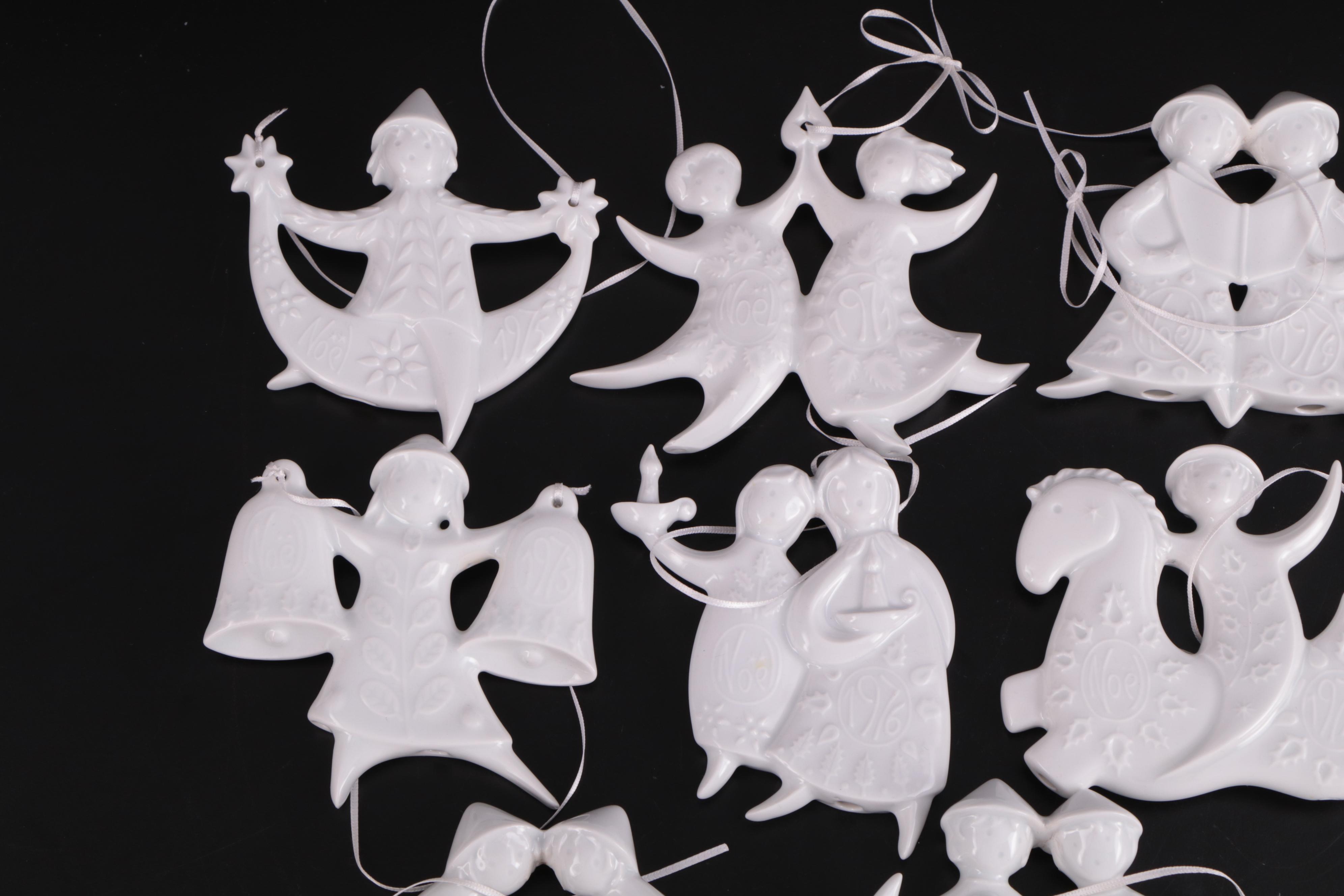 Haviland Christmas Ornaments by Jean-Jacques Prolongeau, 1971–1979