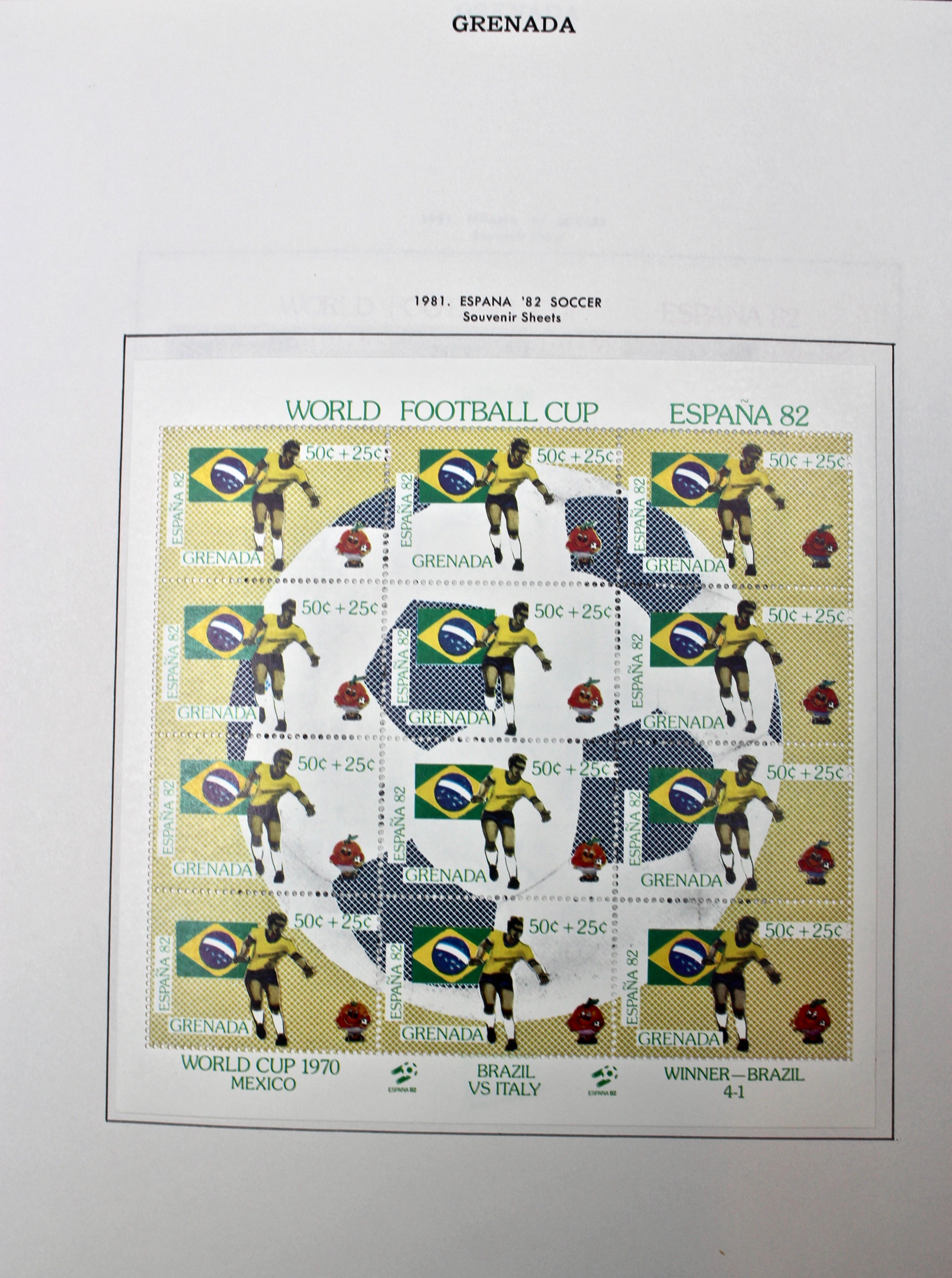 Mint Grenada Postage Stamp Singles, Blocks, and Souvenir Sheets