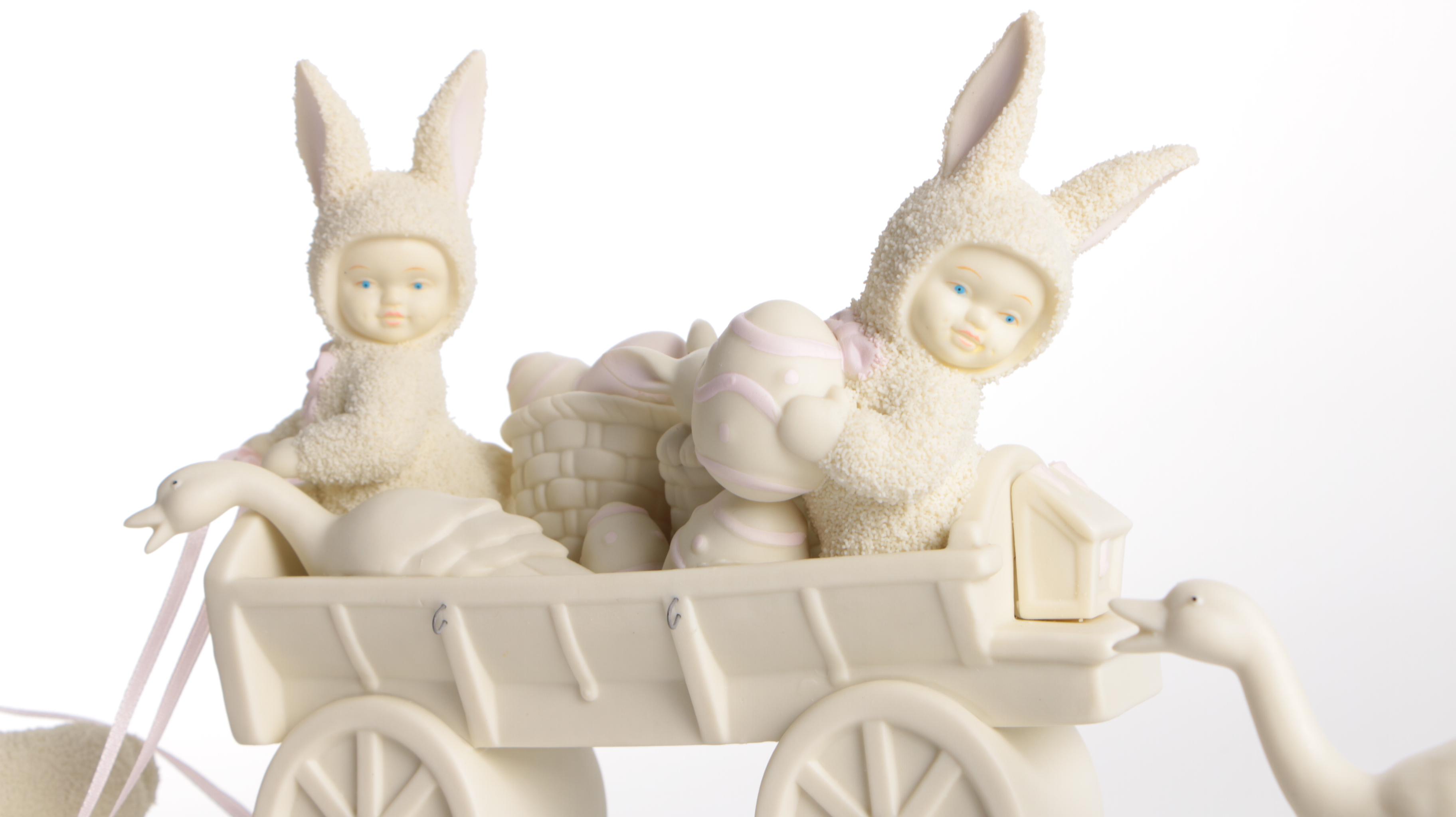 Department 56 "Springtime Stories of the Snowbunnies" Bisque Figurines