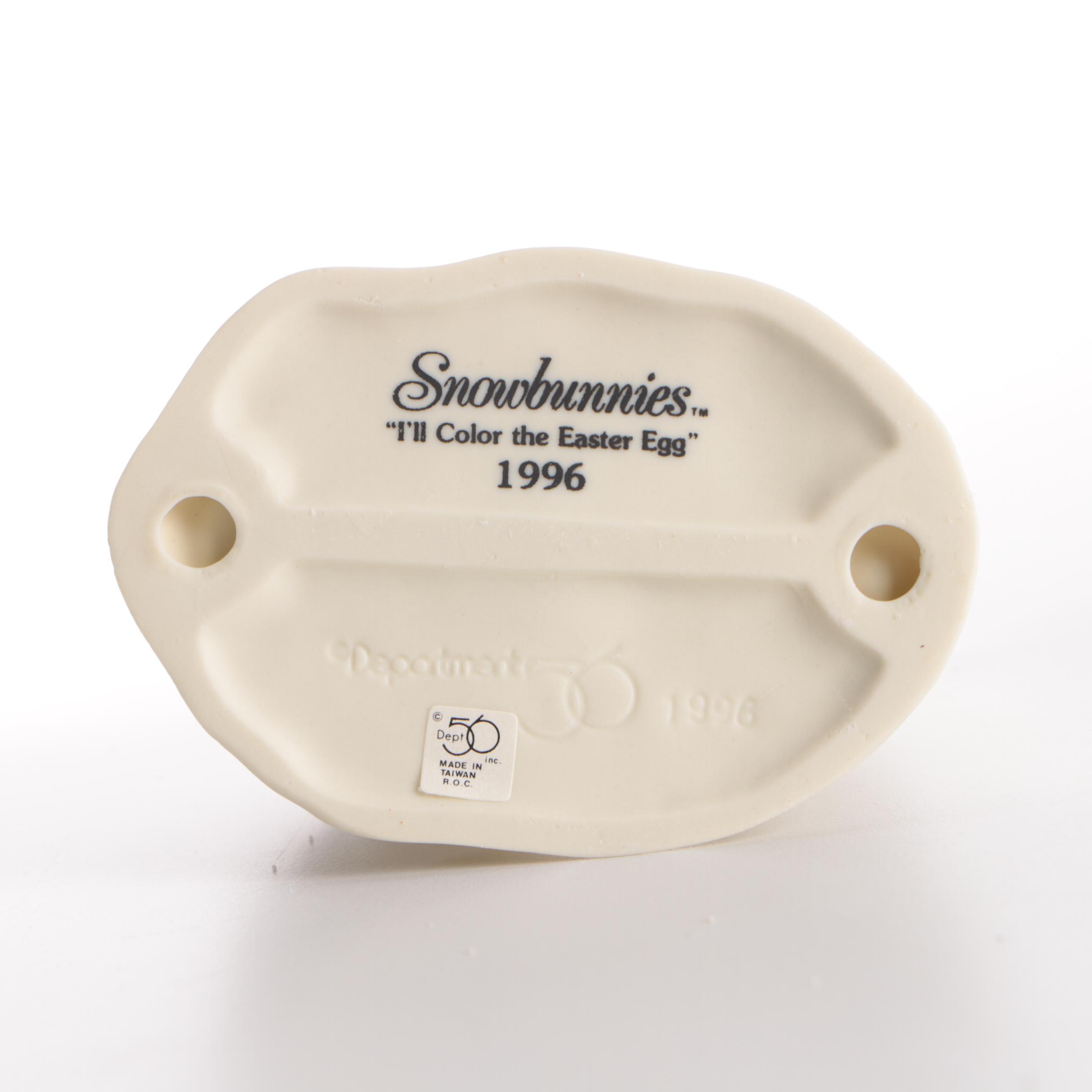 Department 56 "Springtime Stories of the Snowbunnies" Bisque Figurines