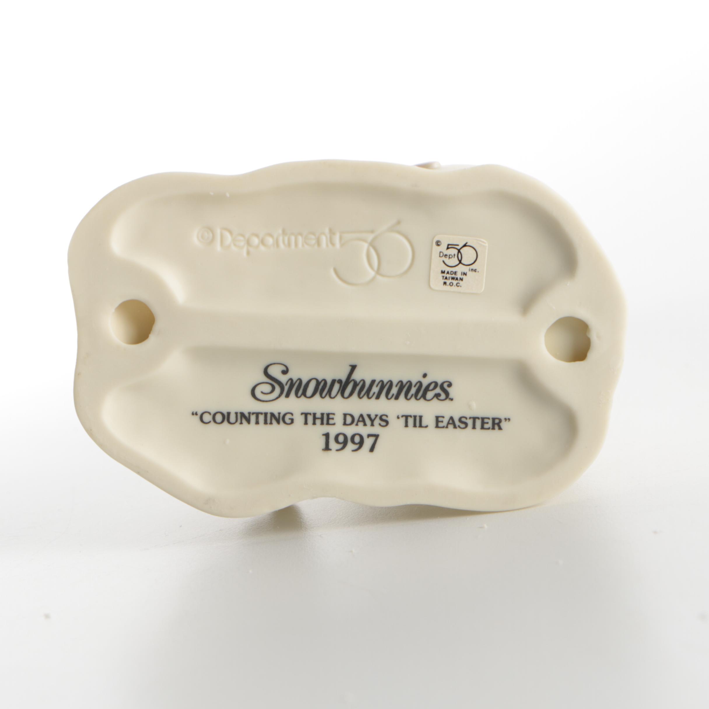 Department 56 "Springtime Stories of the Snowbunnies" Bisque Figurines