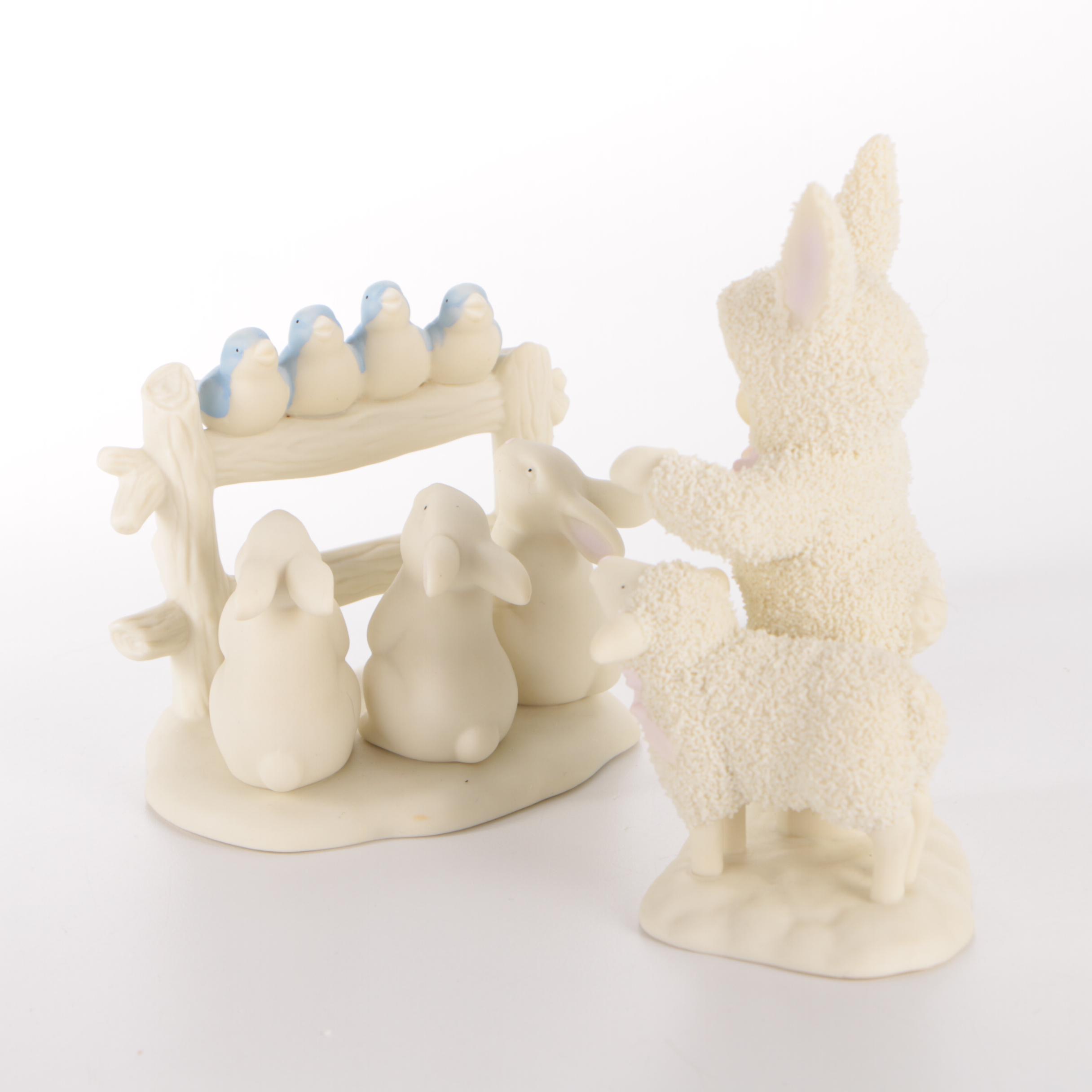 Department 56 "Springtime Stories of the Snowbunnies" Bisque Figurines