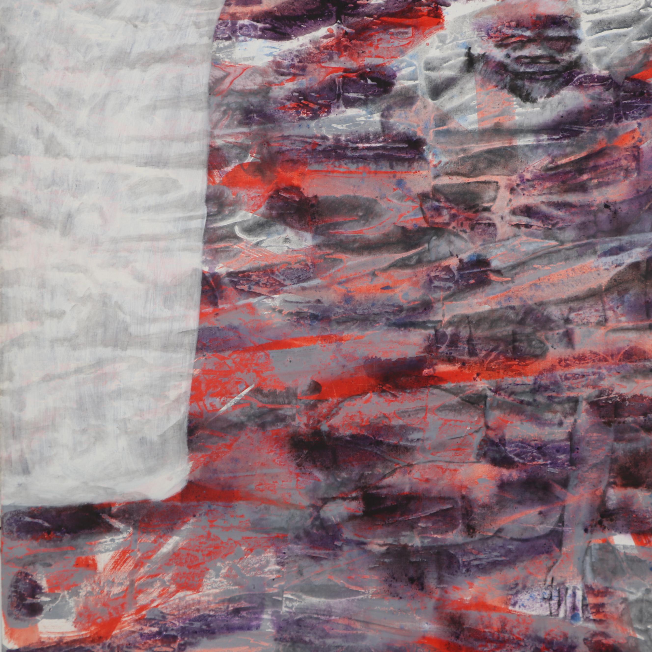 Don Stacy Large-Scale Abstract Figurative Oil Painting