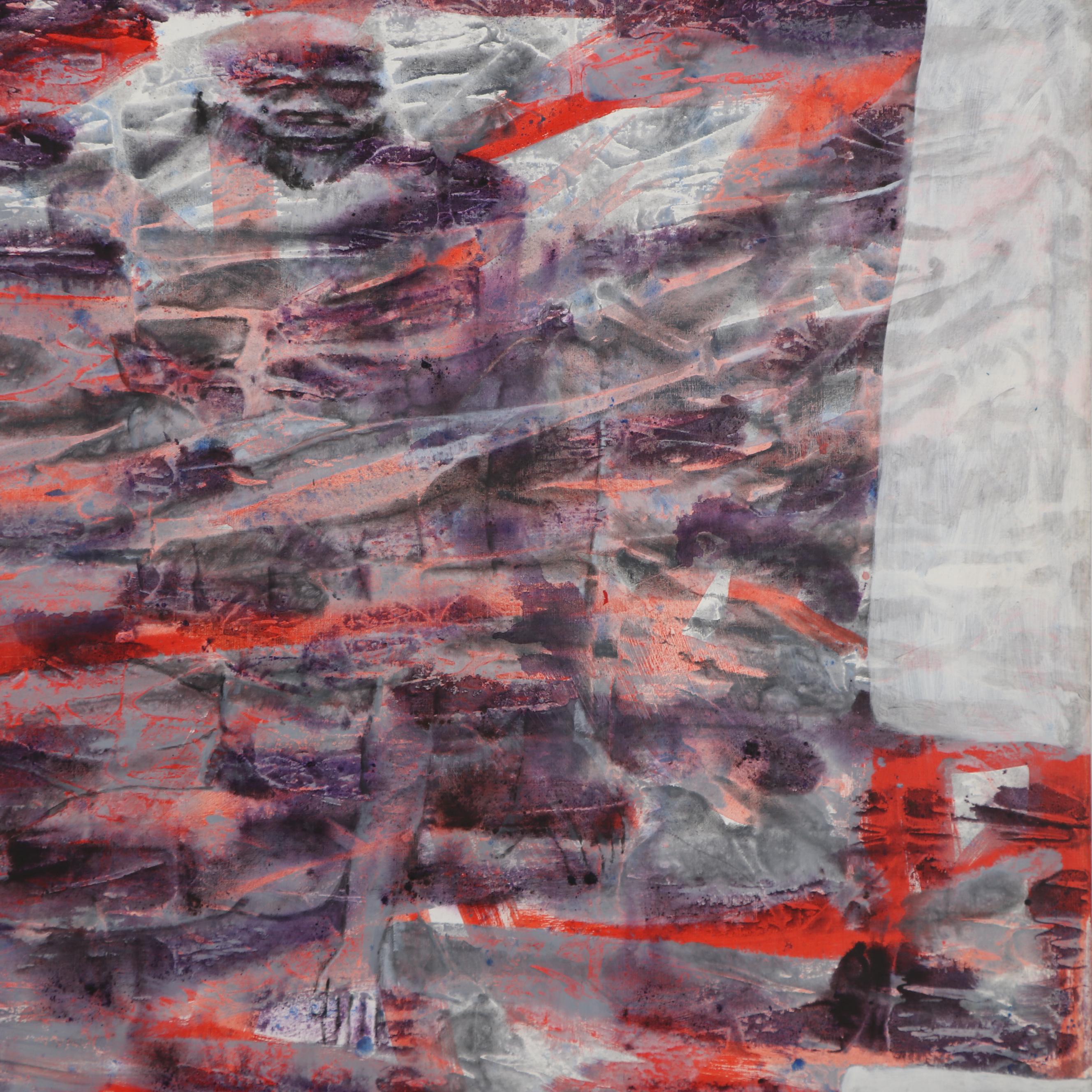 Don Stacy Large-Scale Abstract Figurative Oil Painting