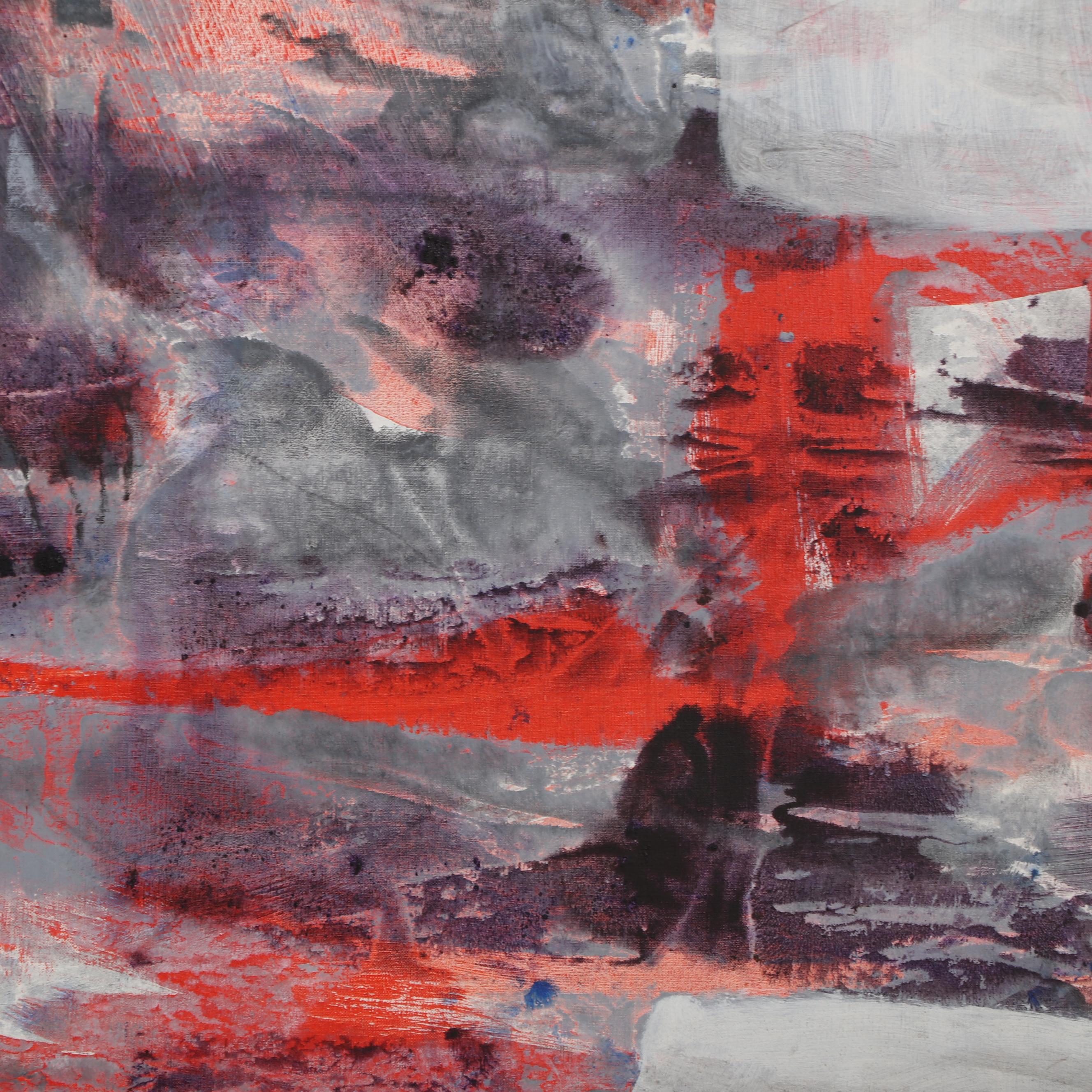 Don Stacy Large-Scale Abstract Figurative Oil Painting