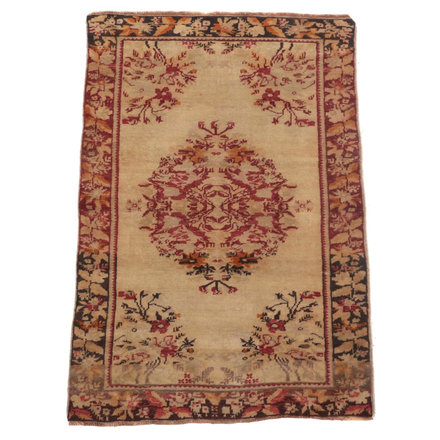 2'11 x 4'6 Hand-Knotted Turkish Village Accent Rug